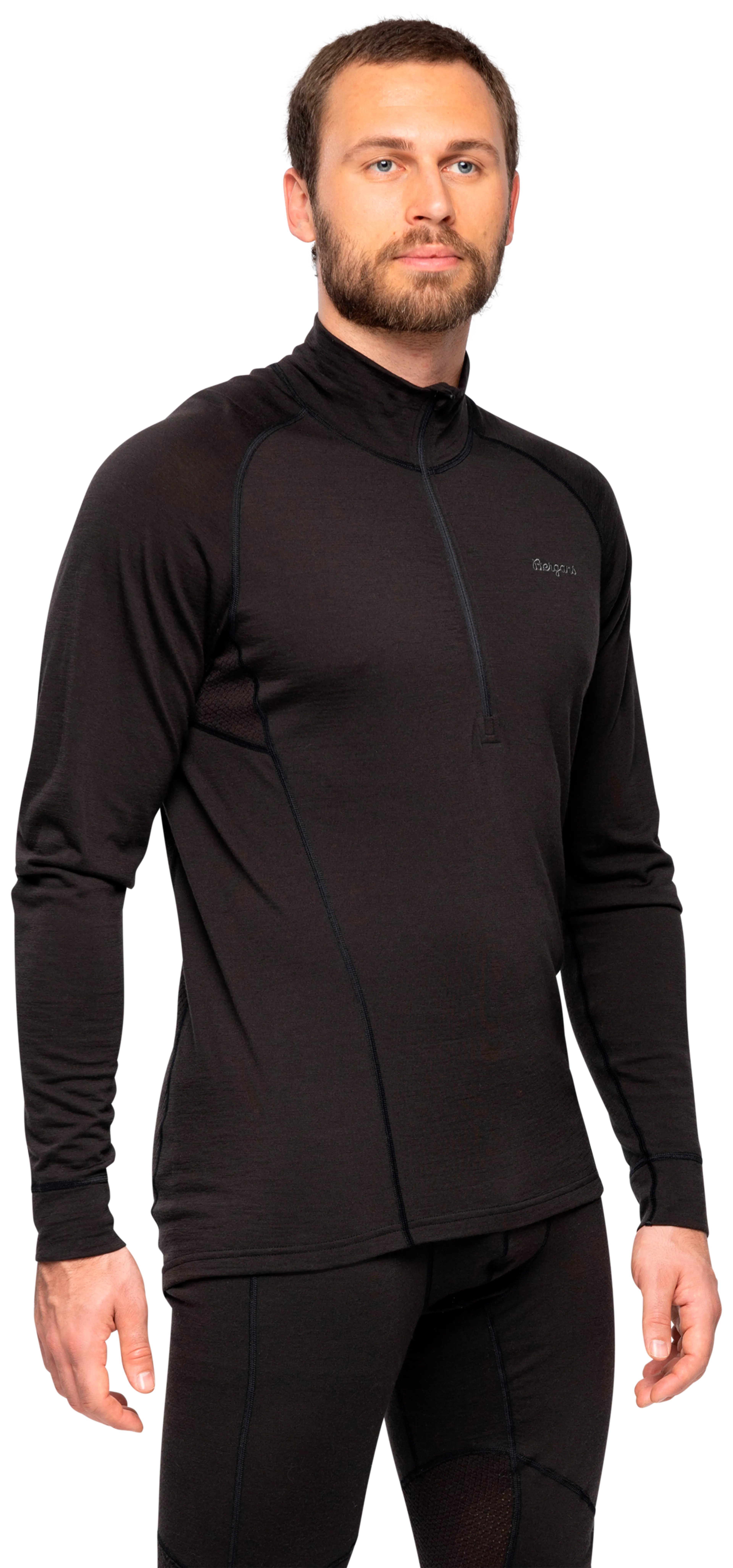 Inner:Pure Merino Half Zip Men