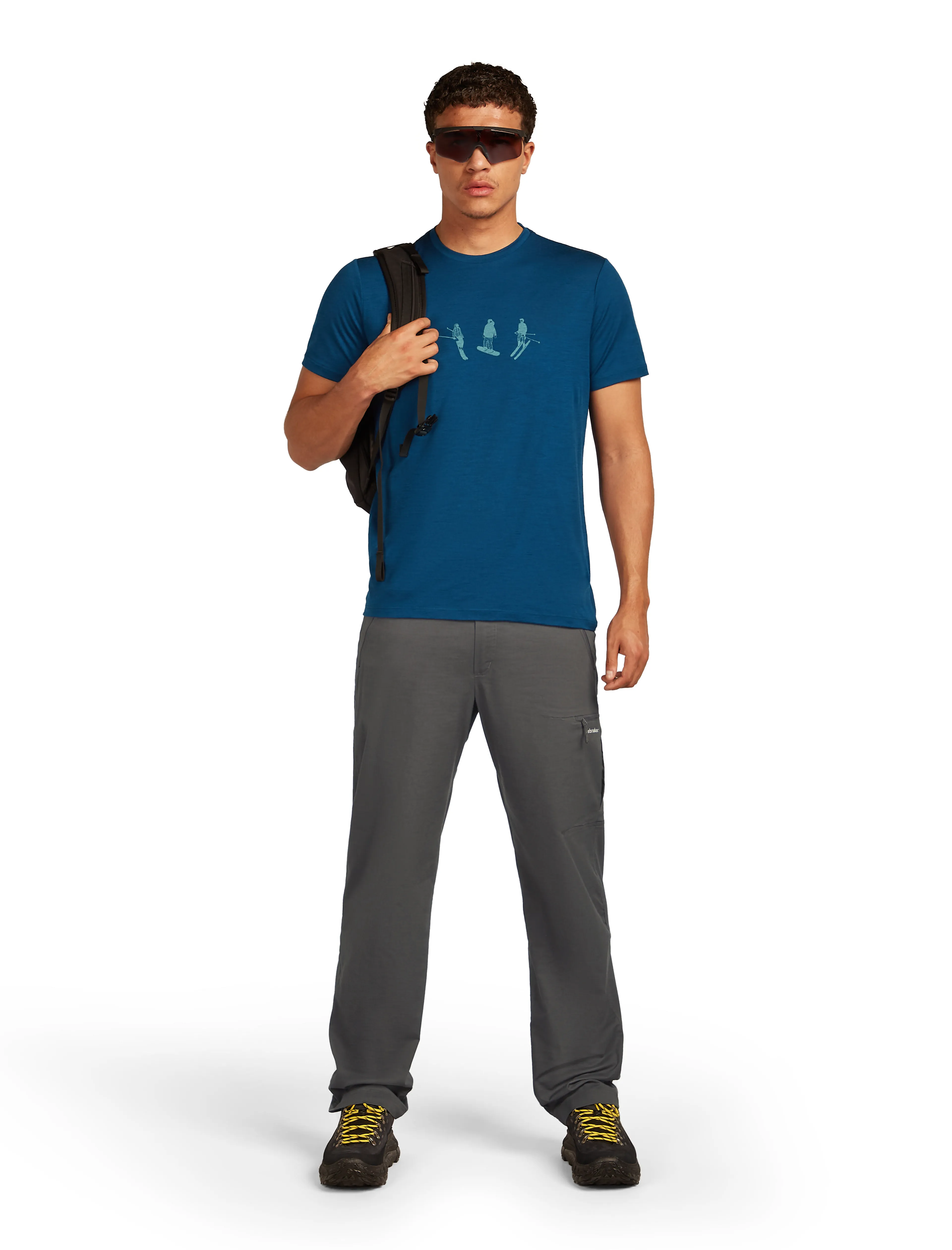 Men Merino 150 Tech Lite SS Tee Snow Day