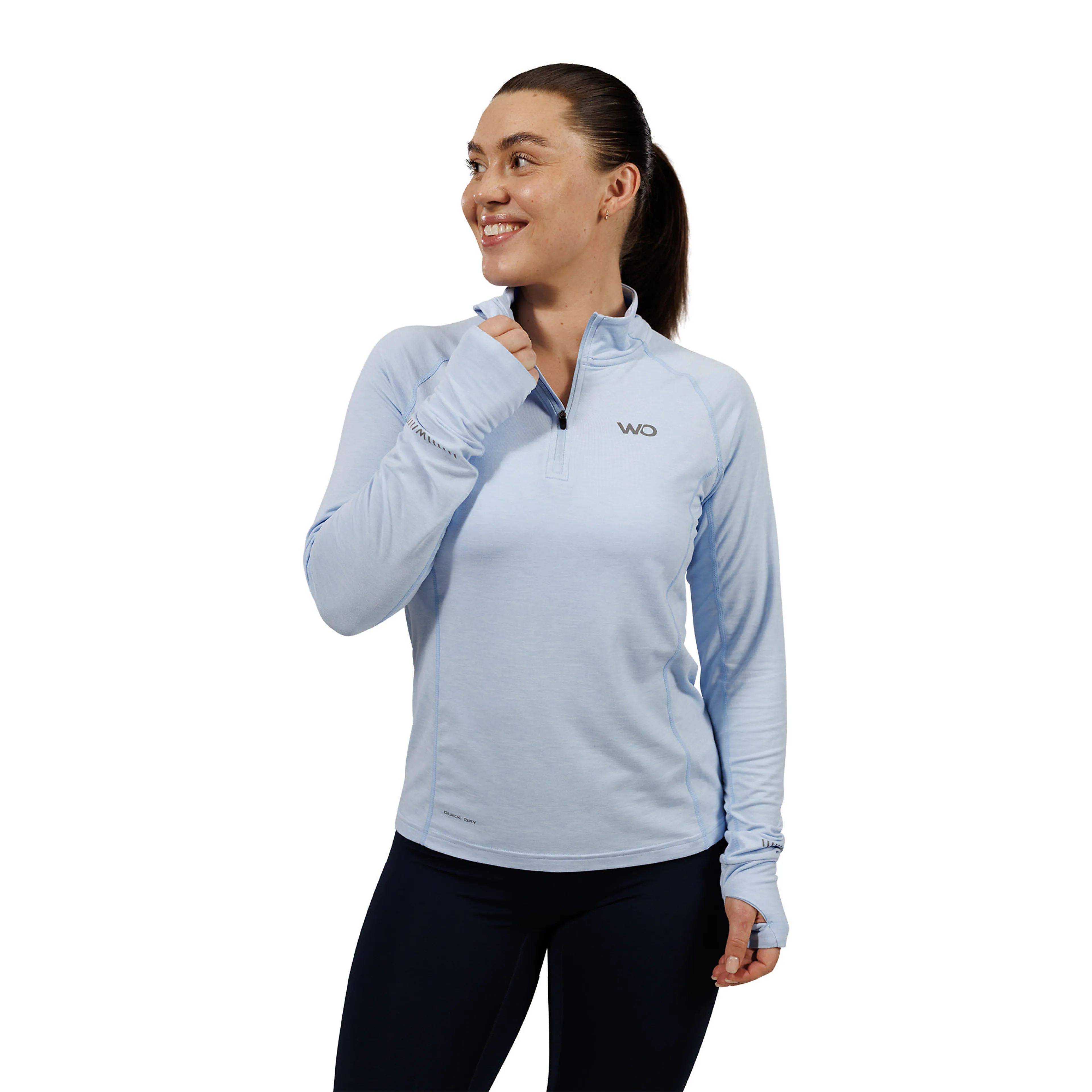 Wolling Melange Performance Midlayer Dame