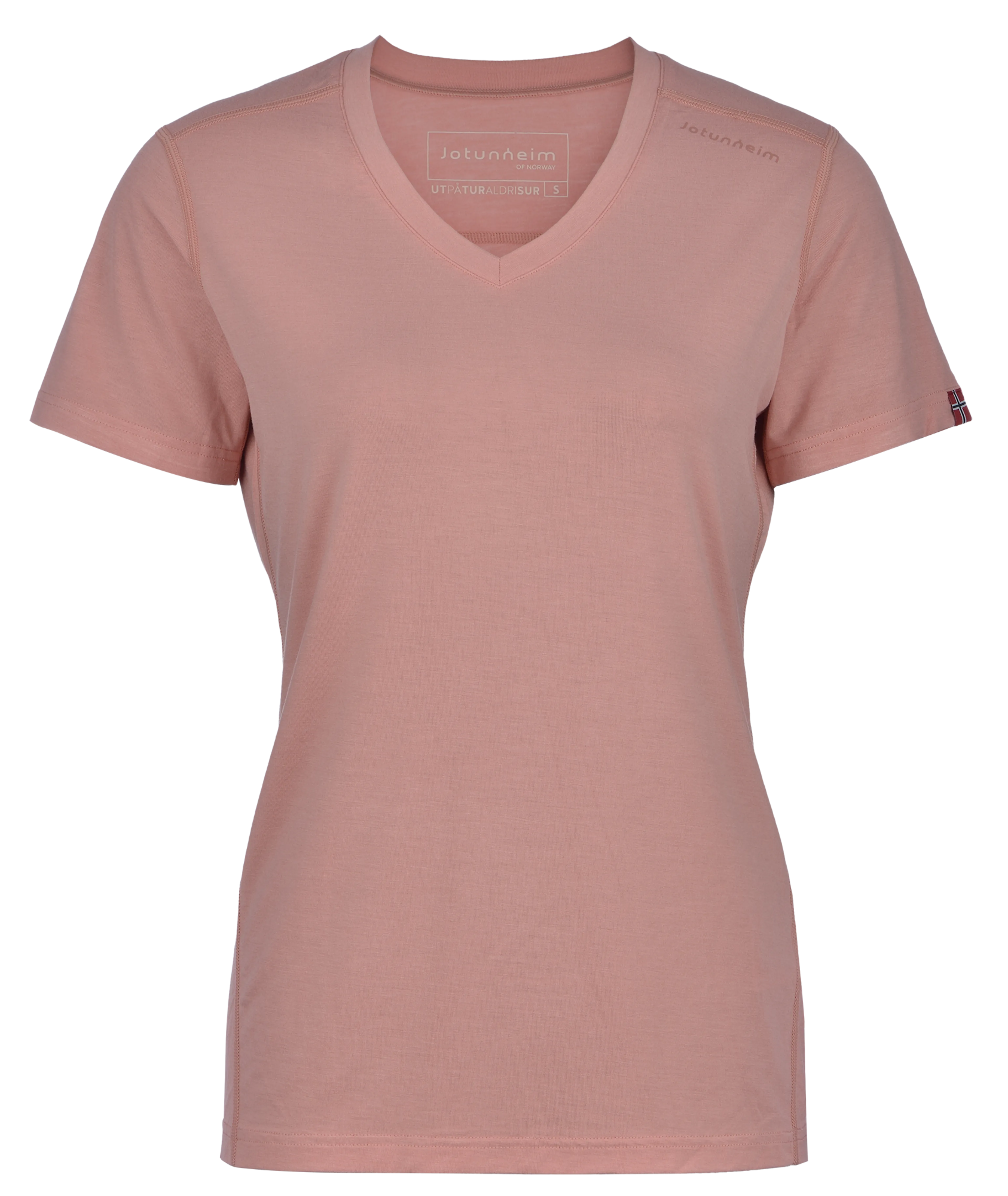 Veo Ull/bambus T-shirt U/trykk dame