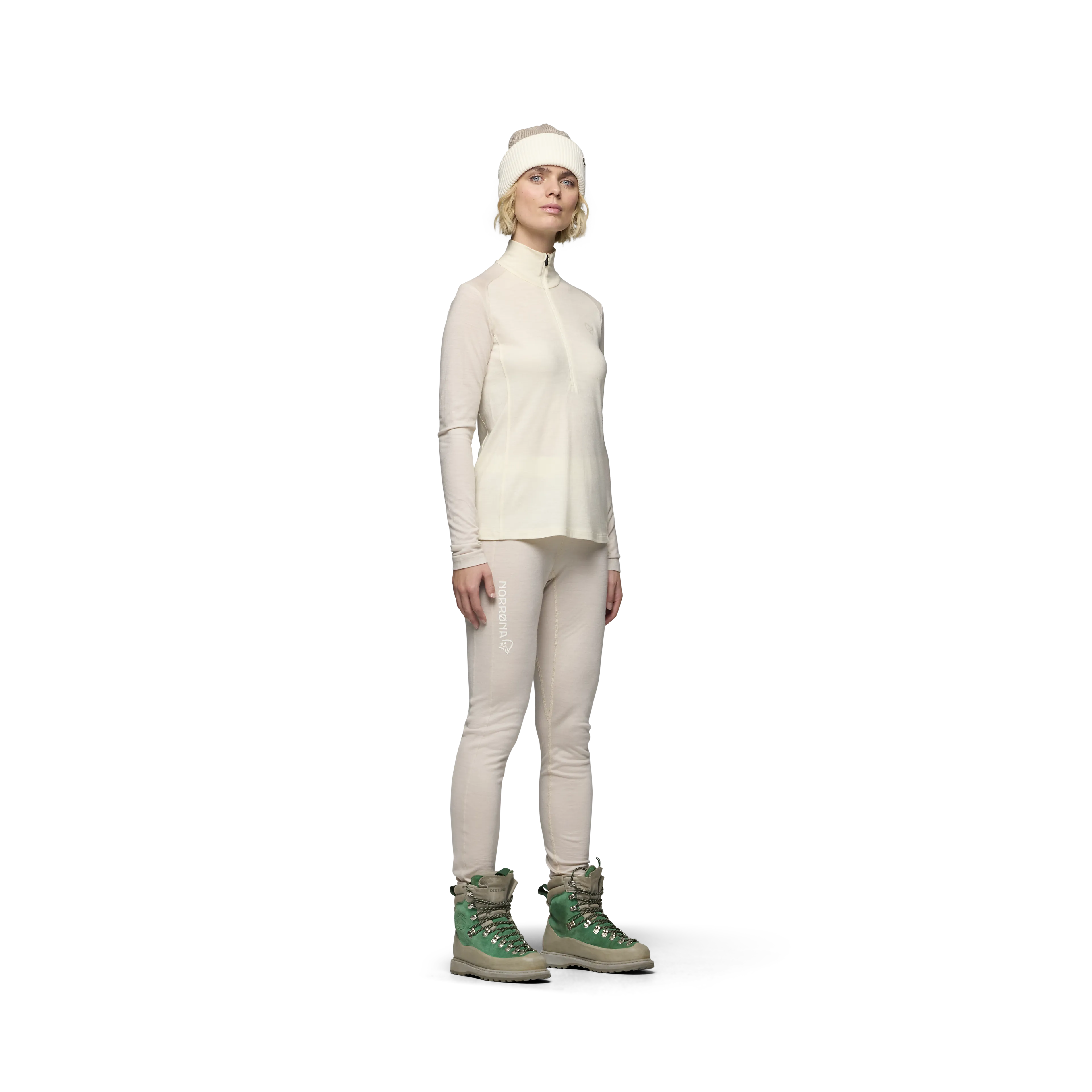 femund pureUll Zip Neck W's