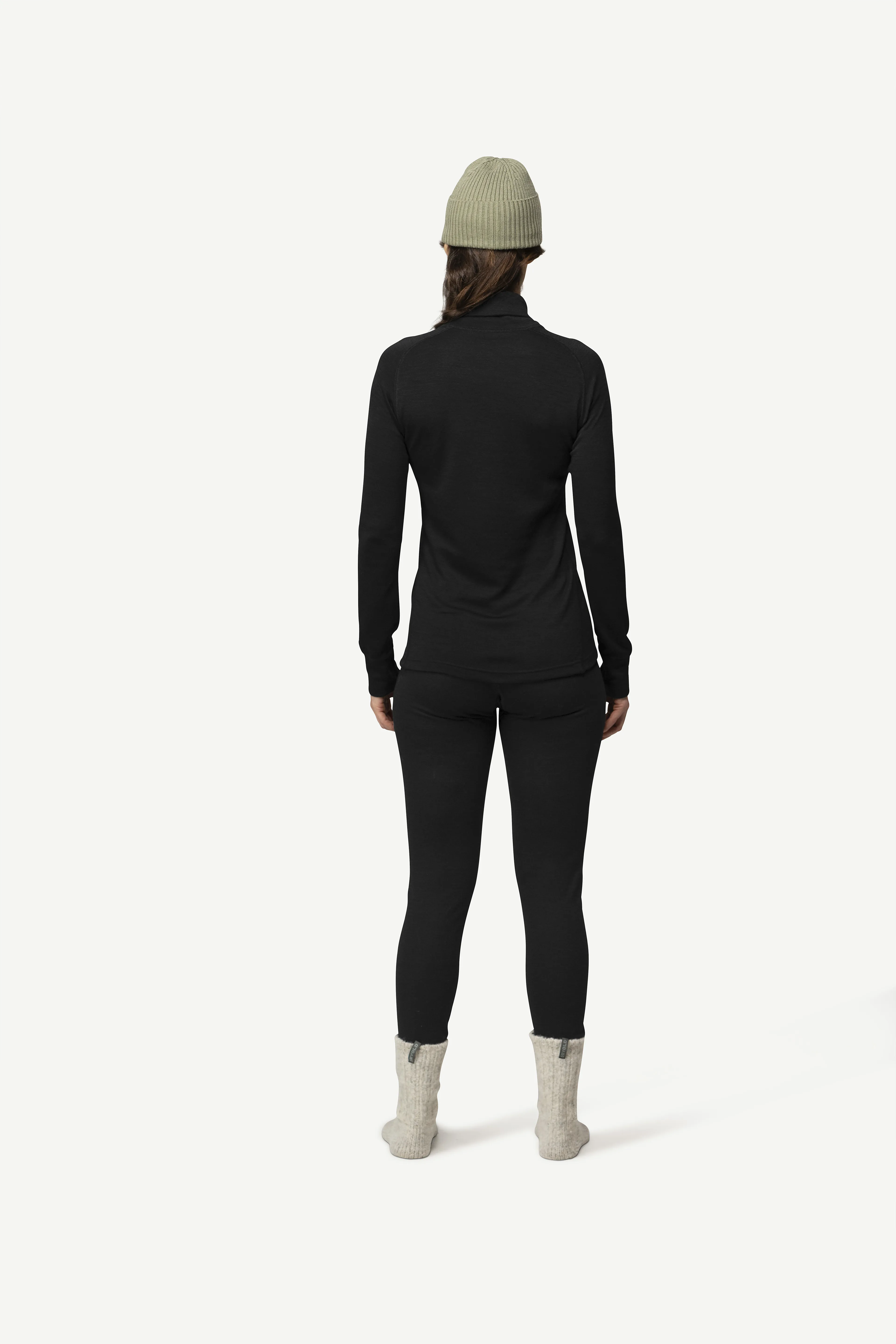 DUO ACTIVE MERINO 205 Z.NECK WMN