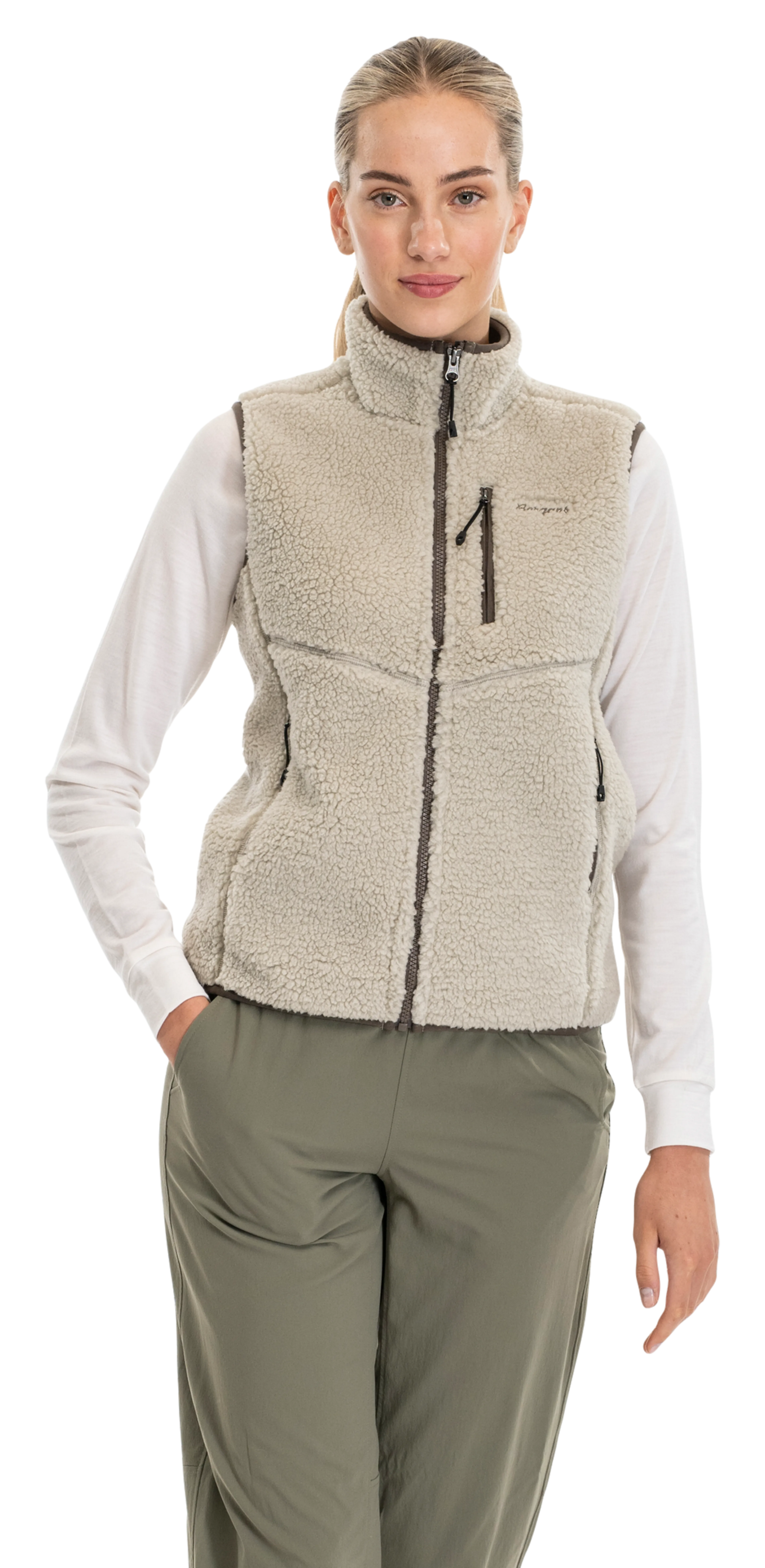 Lunnan Pile Fleece Vest Women