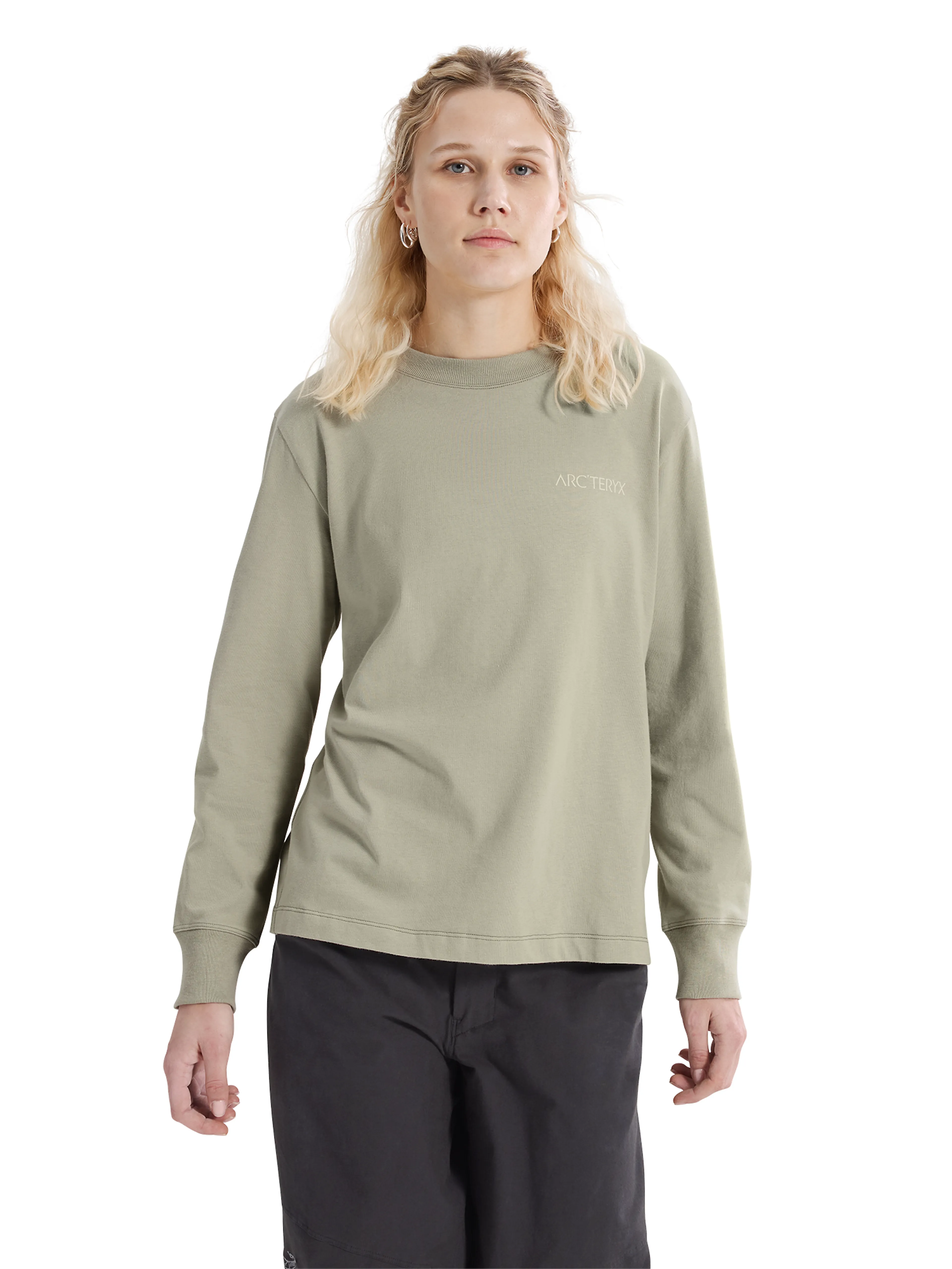 Kragg Cotton Bird Crew LS W