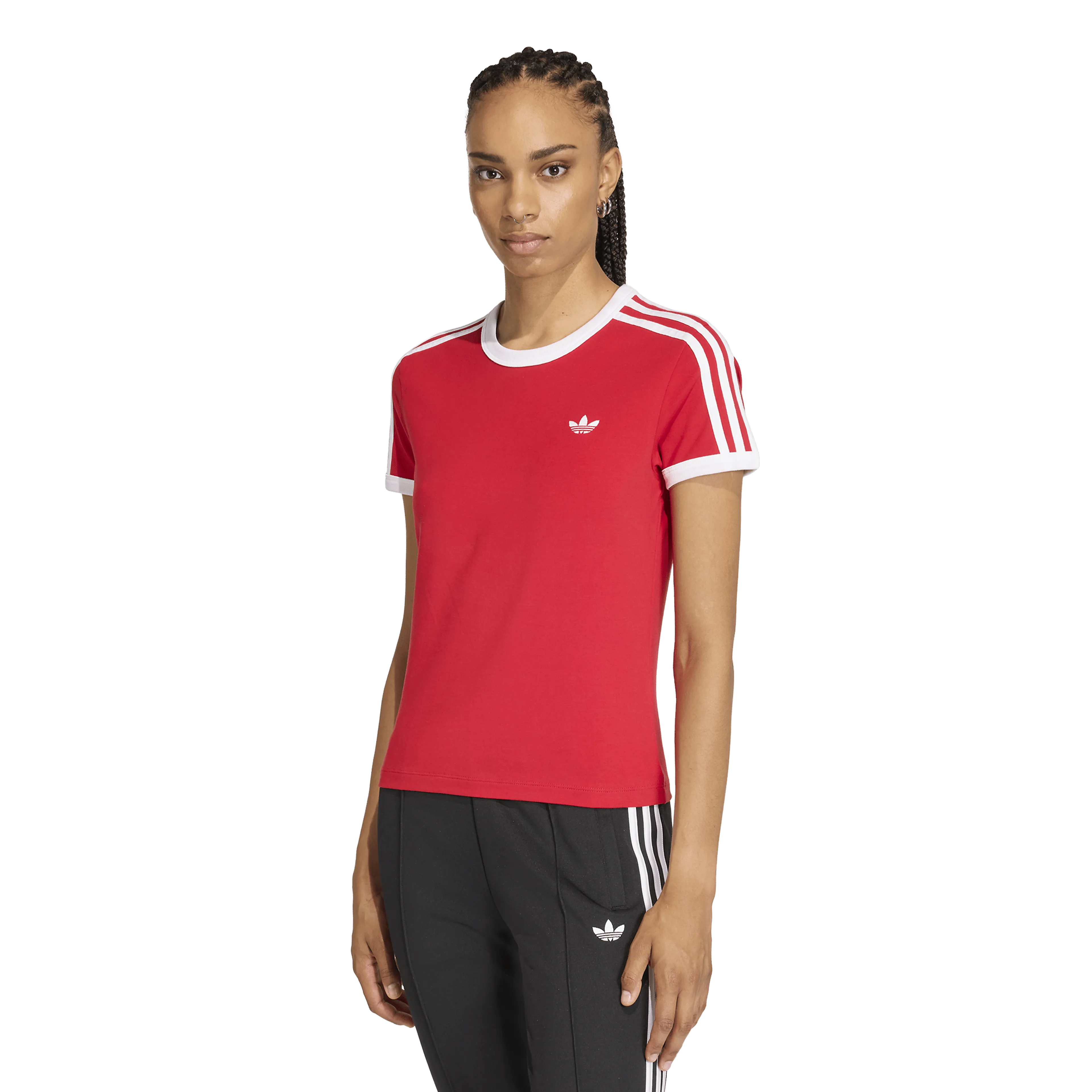 3 STRIPES SLIM T-Shirt Dame 