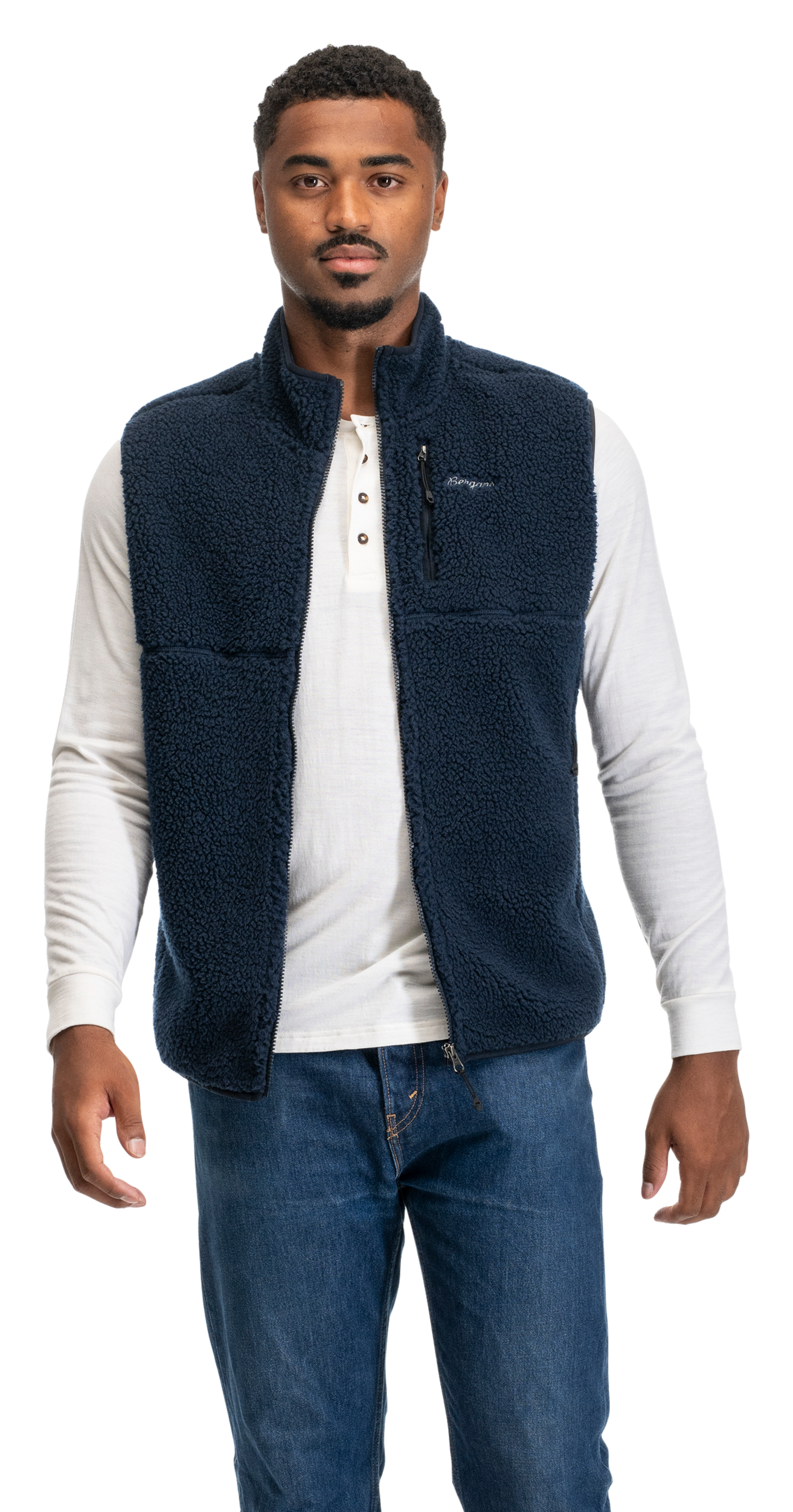 Lunnan Pile Fleece Vest Men