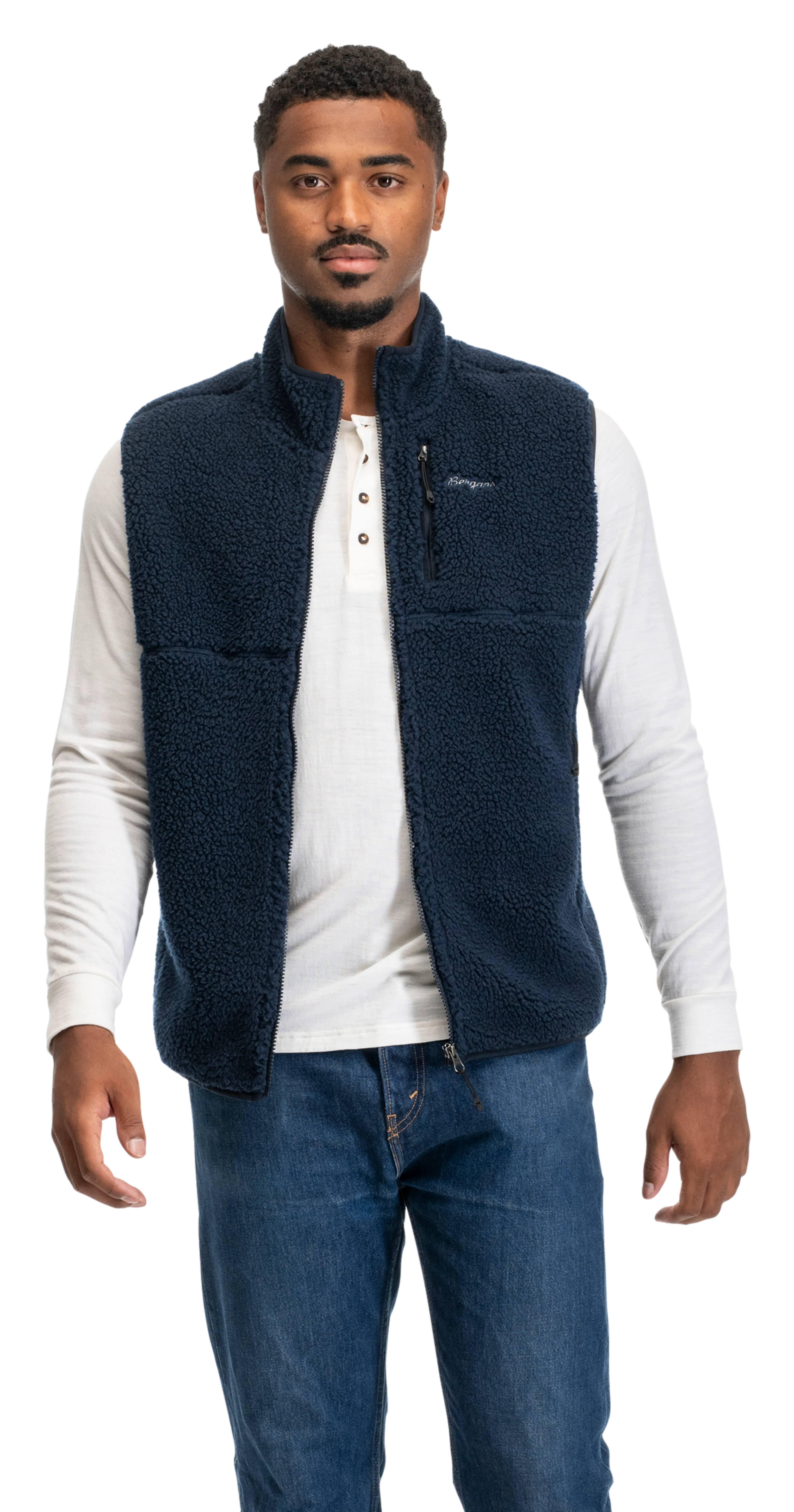 Lunnan Pile Fleece Vest Men