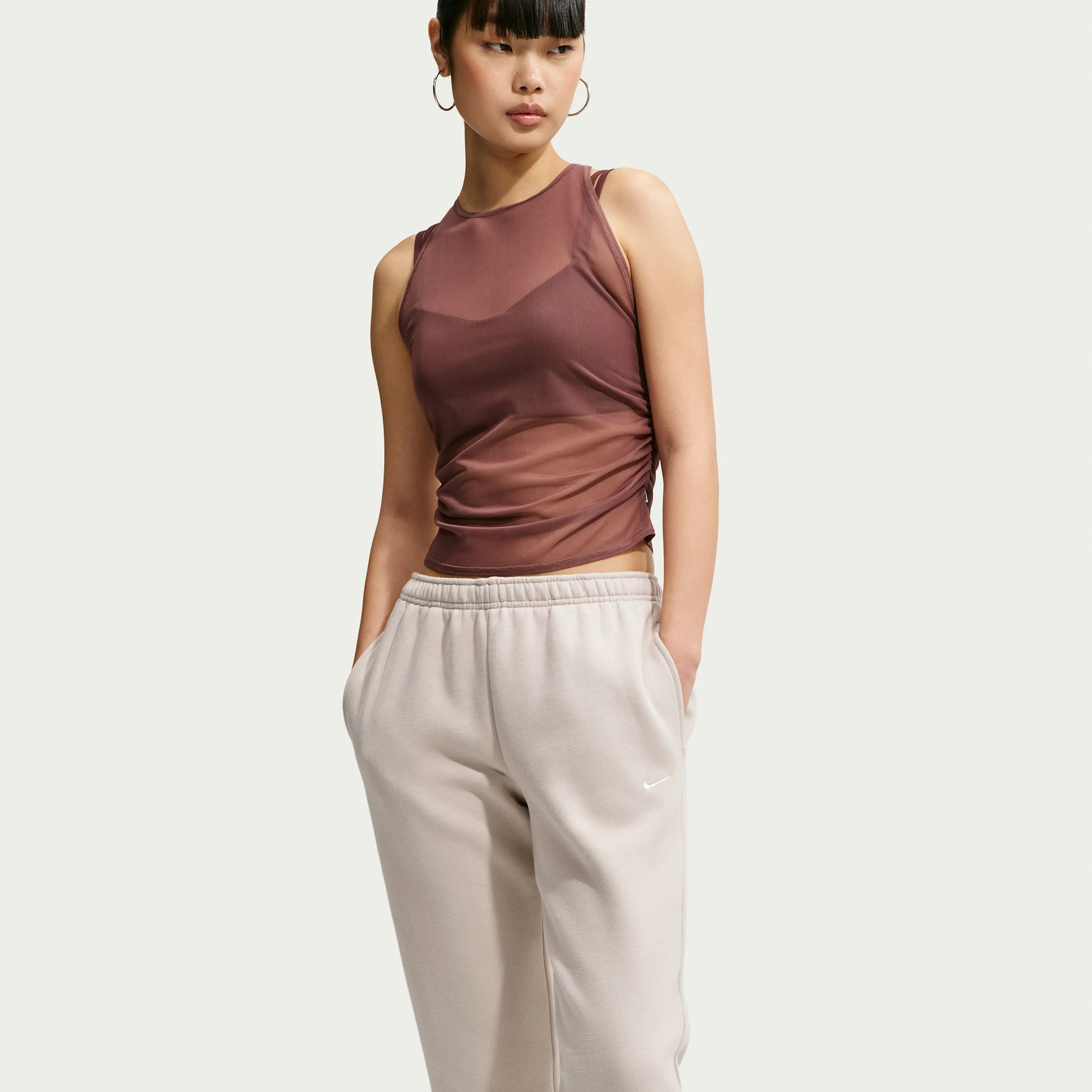 Studio Fleece Medium Weight Women's Mid-Rise Cuffed Pants