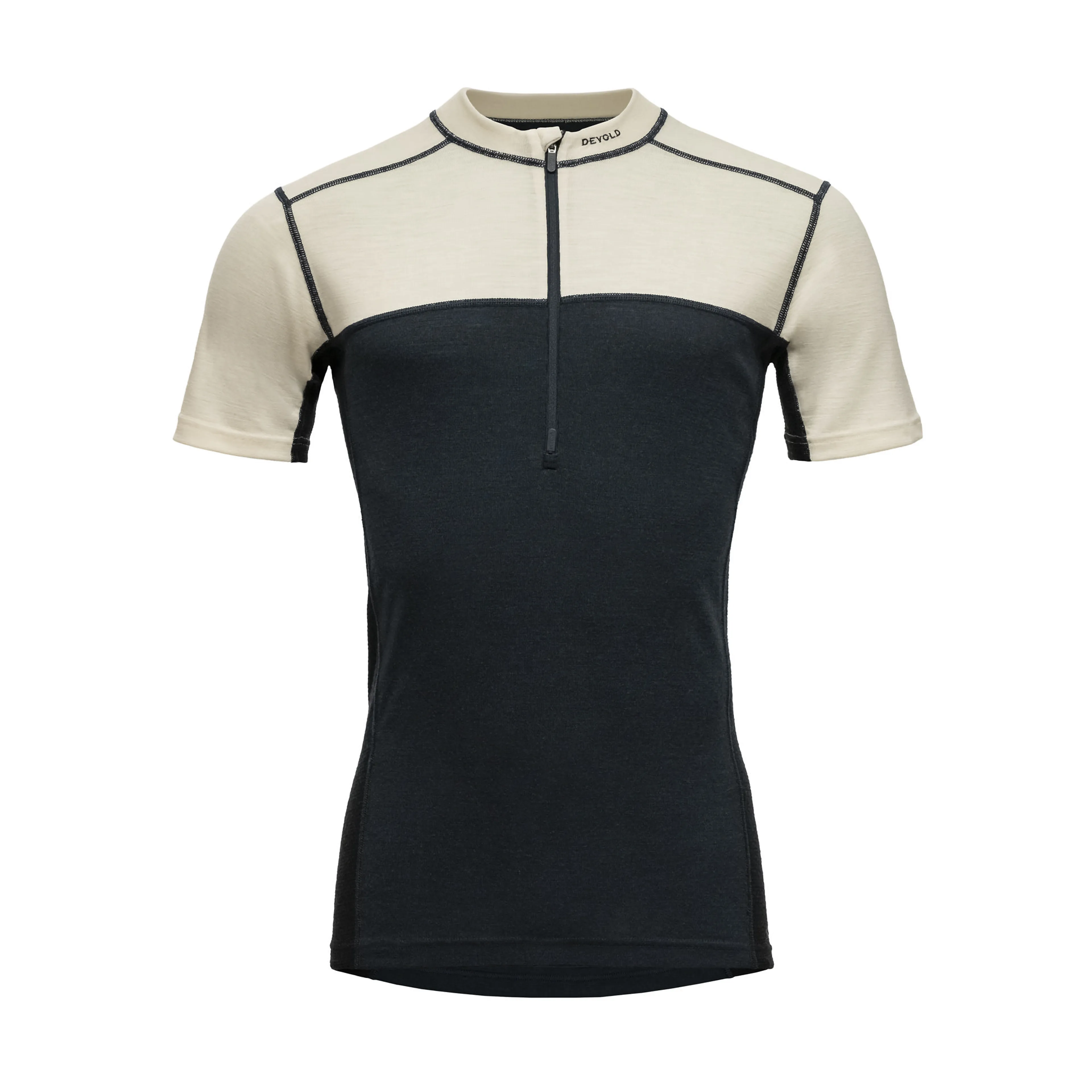 LAUPAREN MERINO 190 ZIP TEE MAN