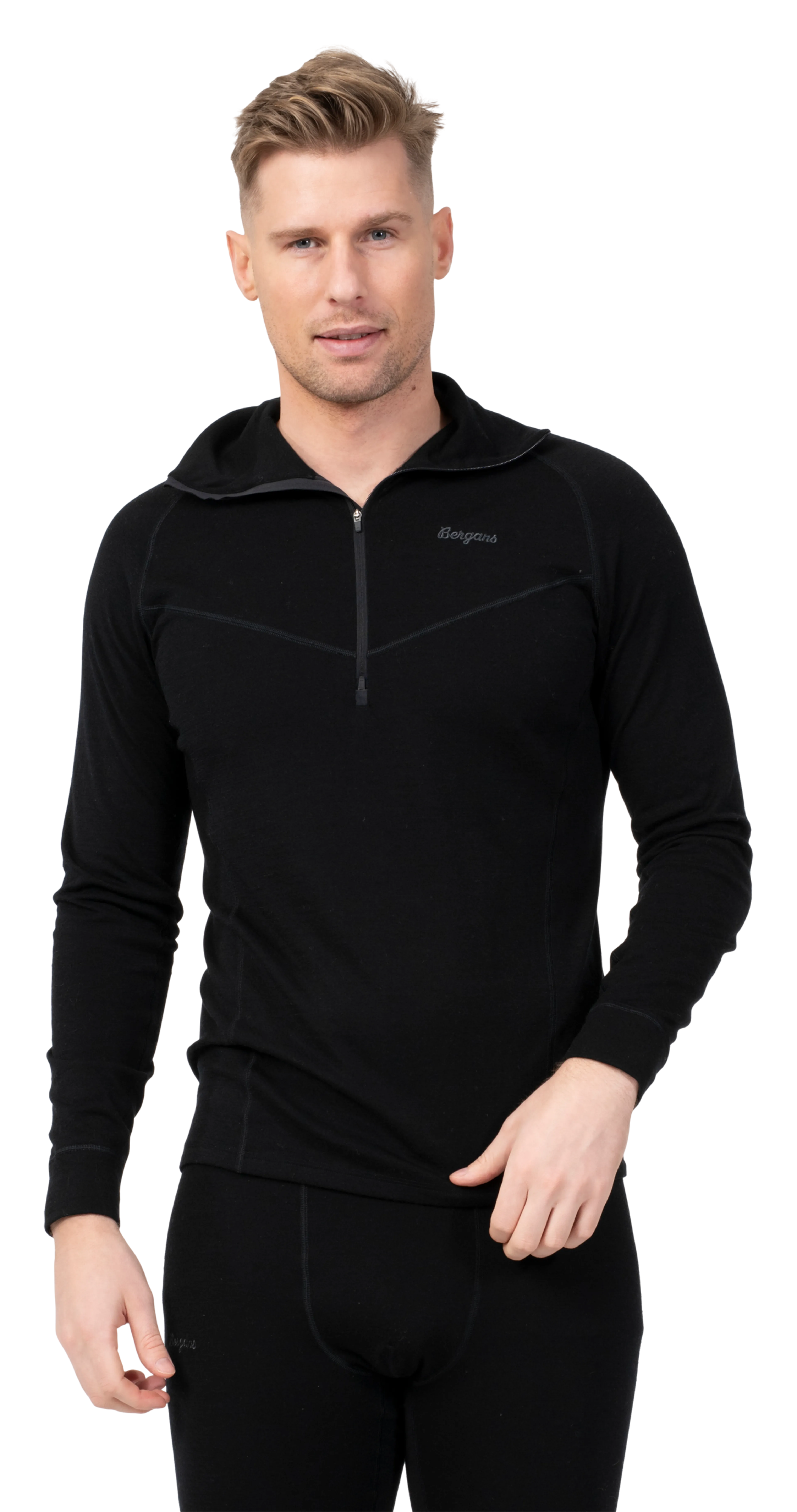 Inner:Dual Merino Half Zip Men