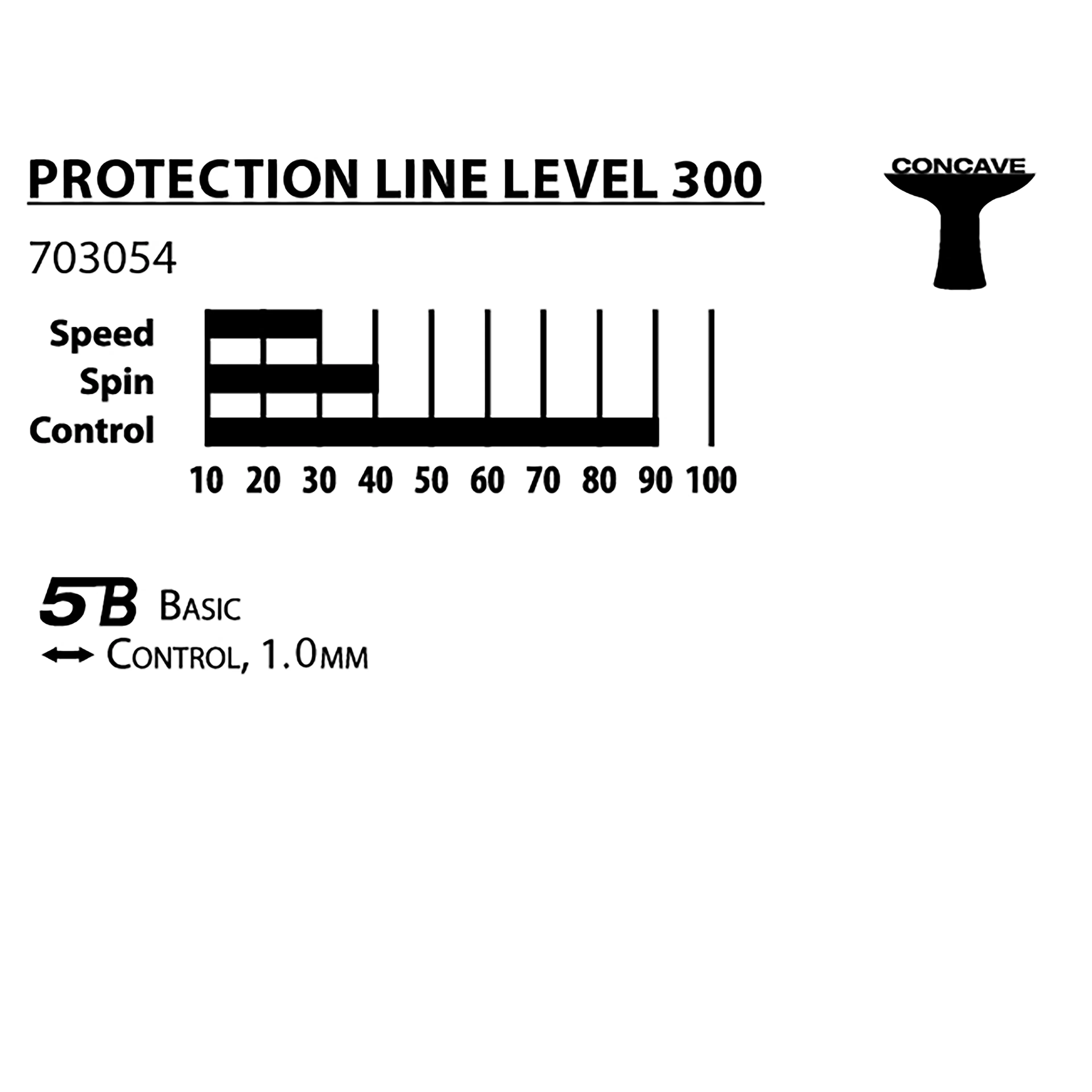 Protection Line S300 Bordtennisracket 1-Star