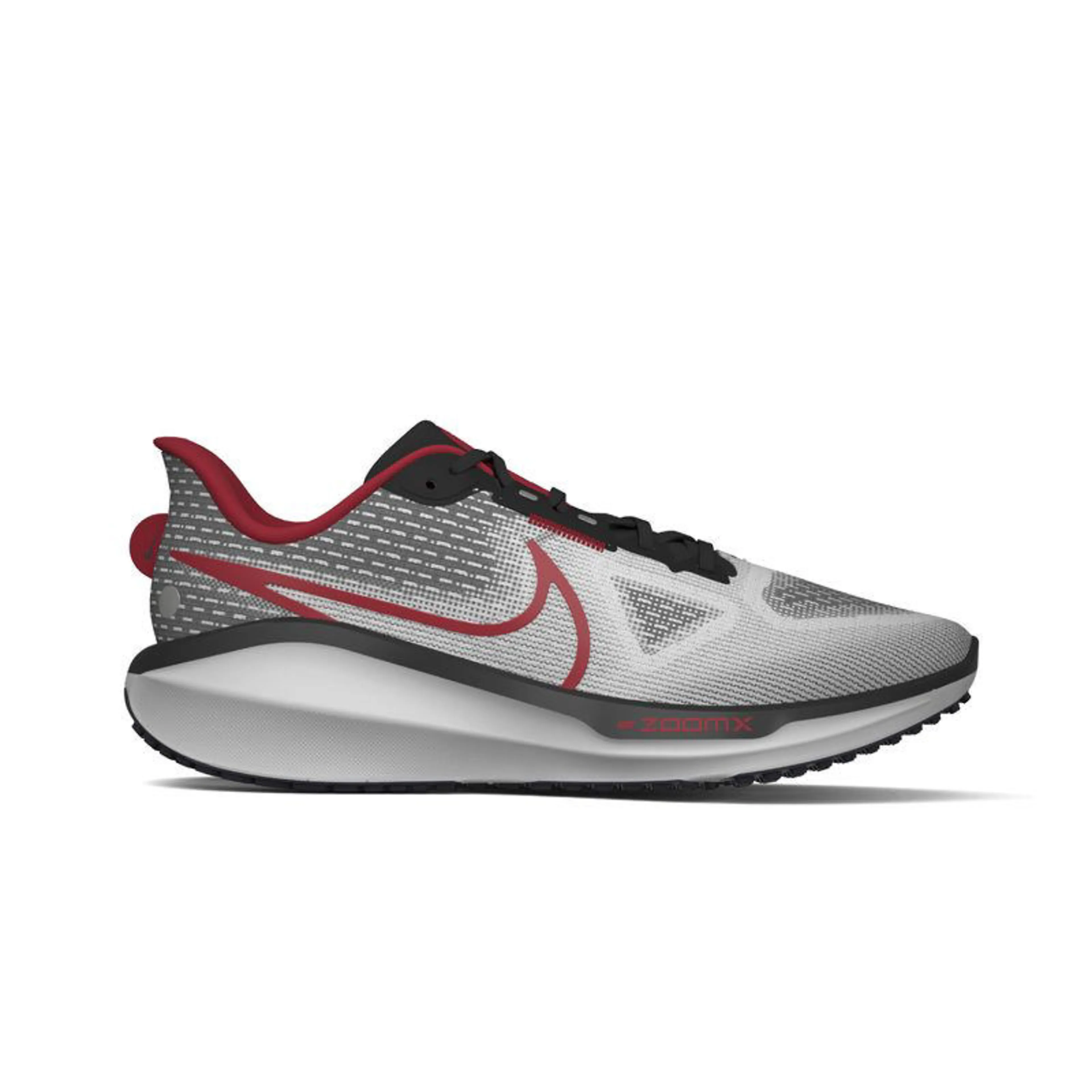WHITE/BLACK-FIRE RED-PLATINUM TINT