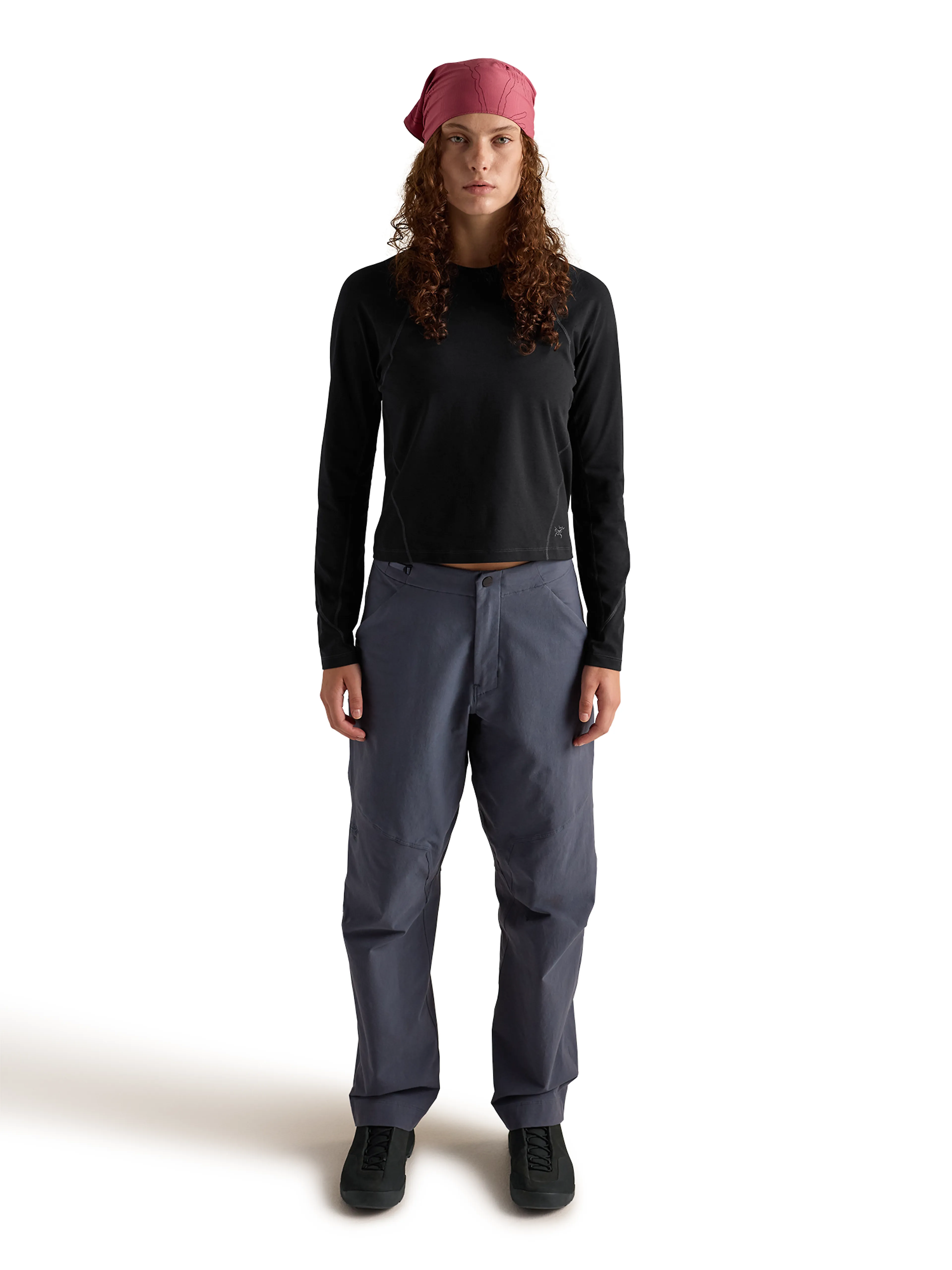 Clarkia Cotton Pant W Wide Leg