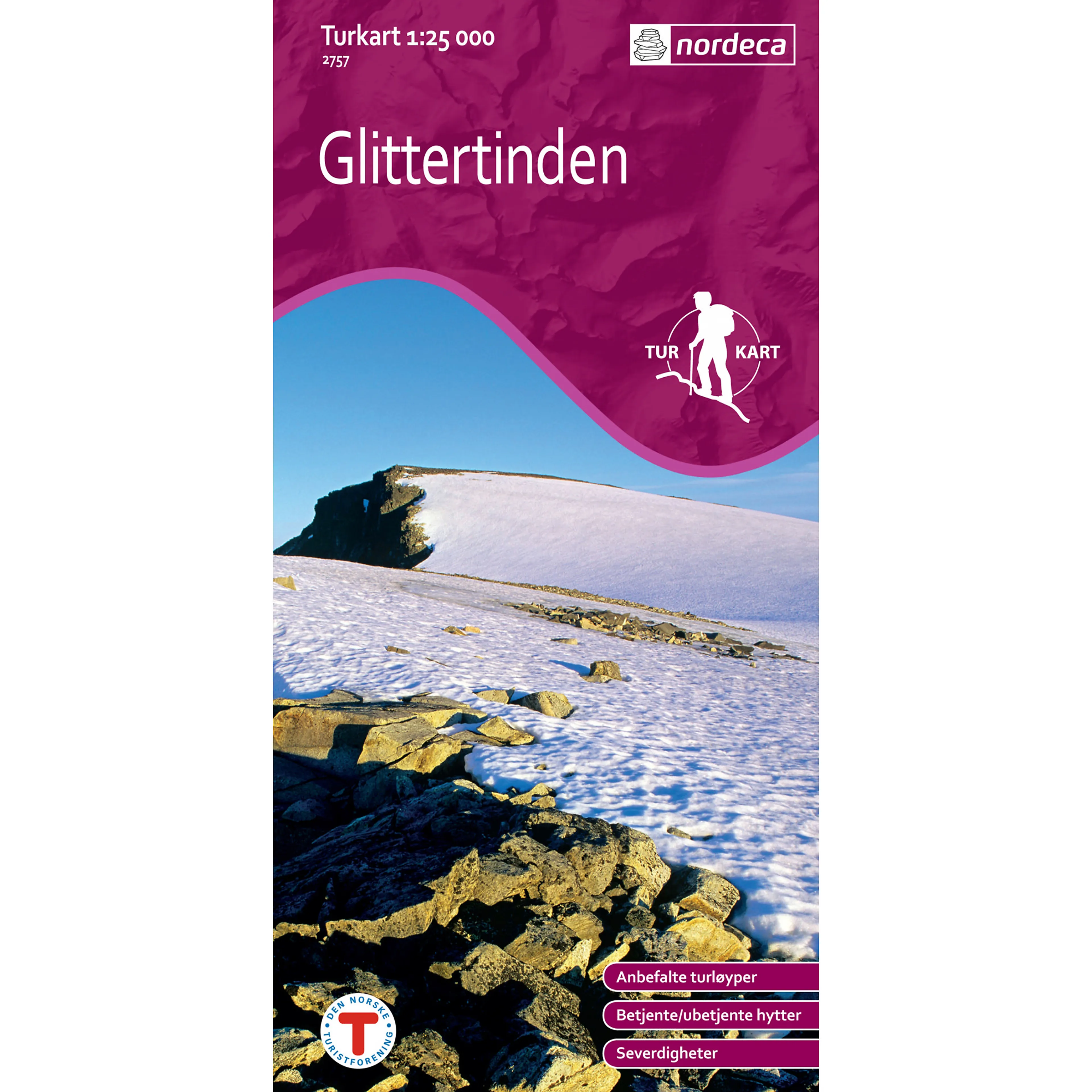 GLITTERTINDEN 1:25 000