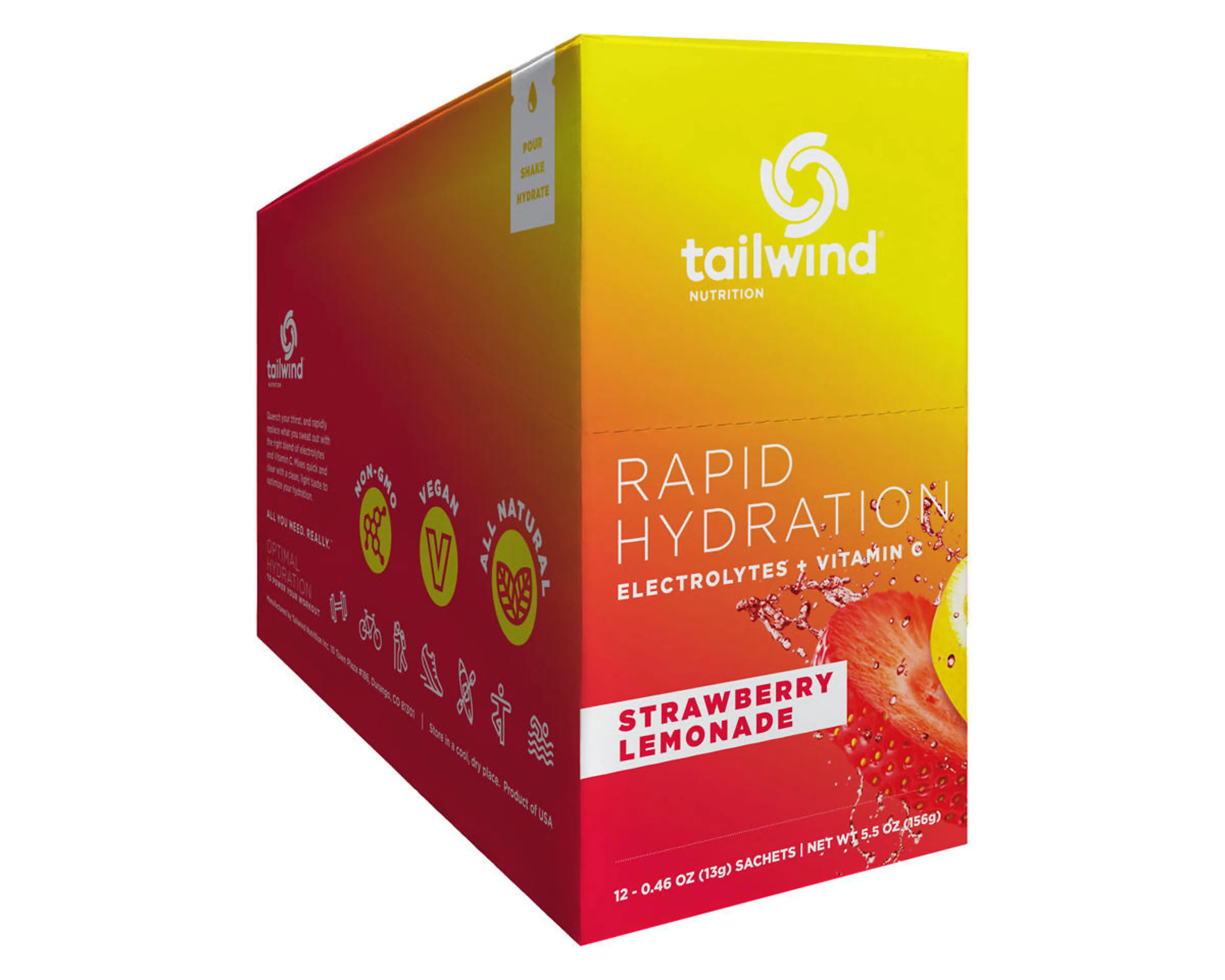Rapid Hydration Strawberry Lemonade 12 Pack Box