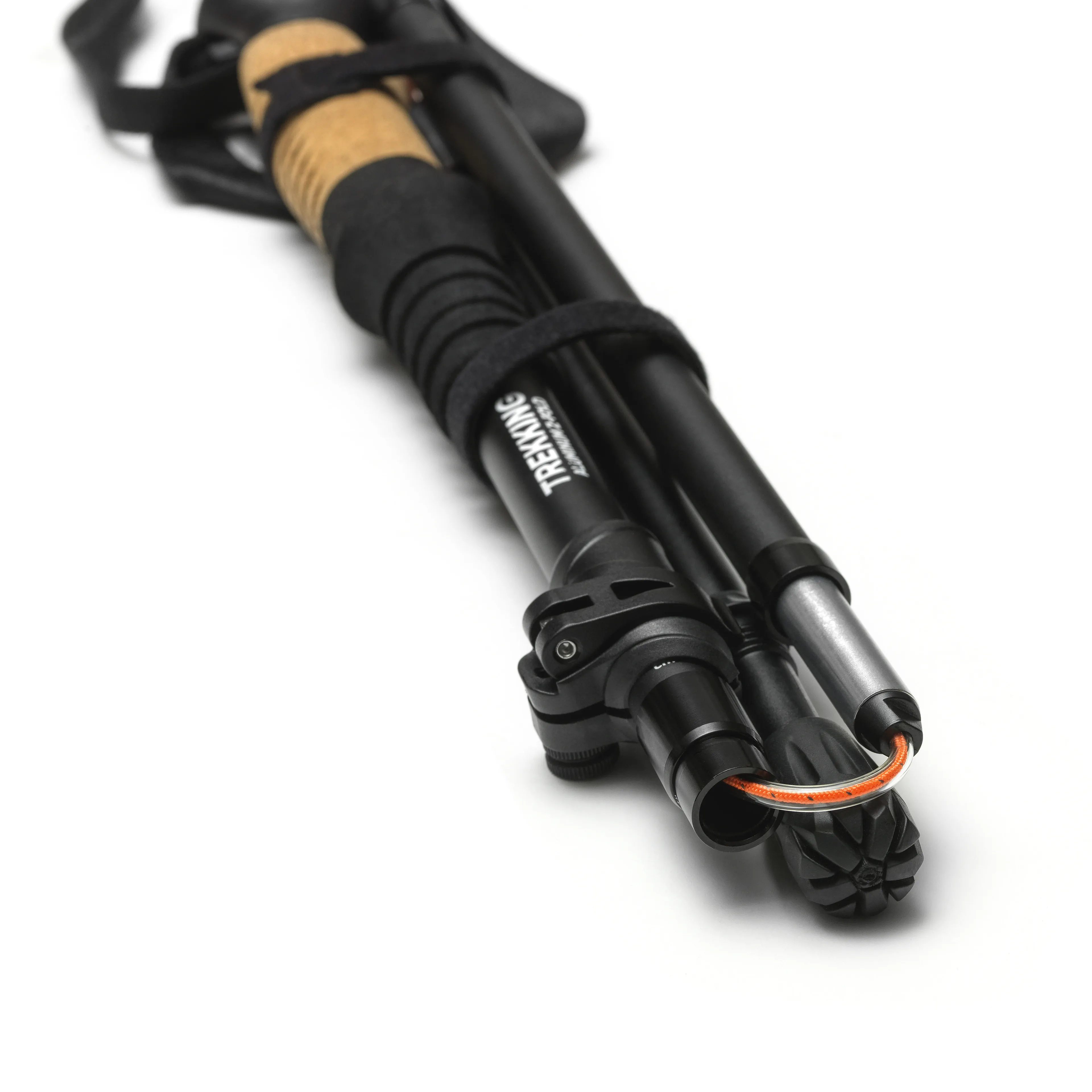 Trekking aluminium Z-fold Black