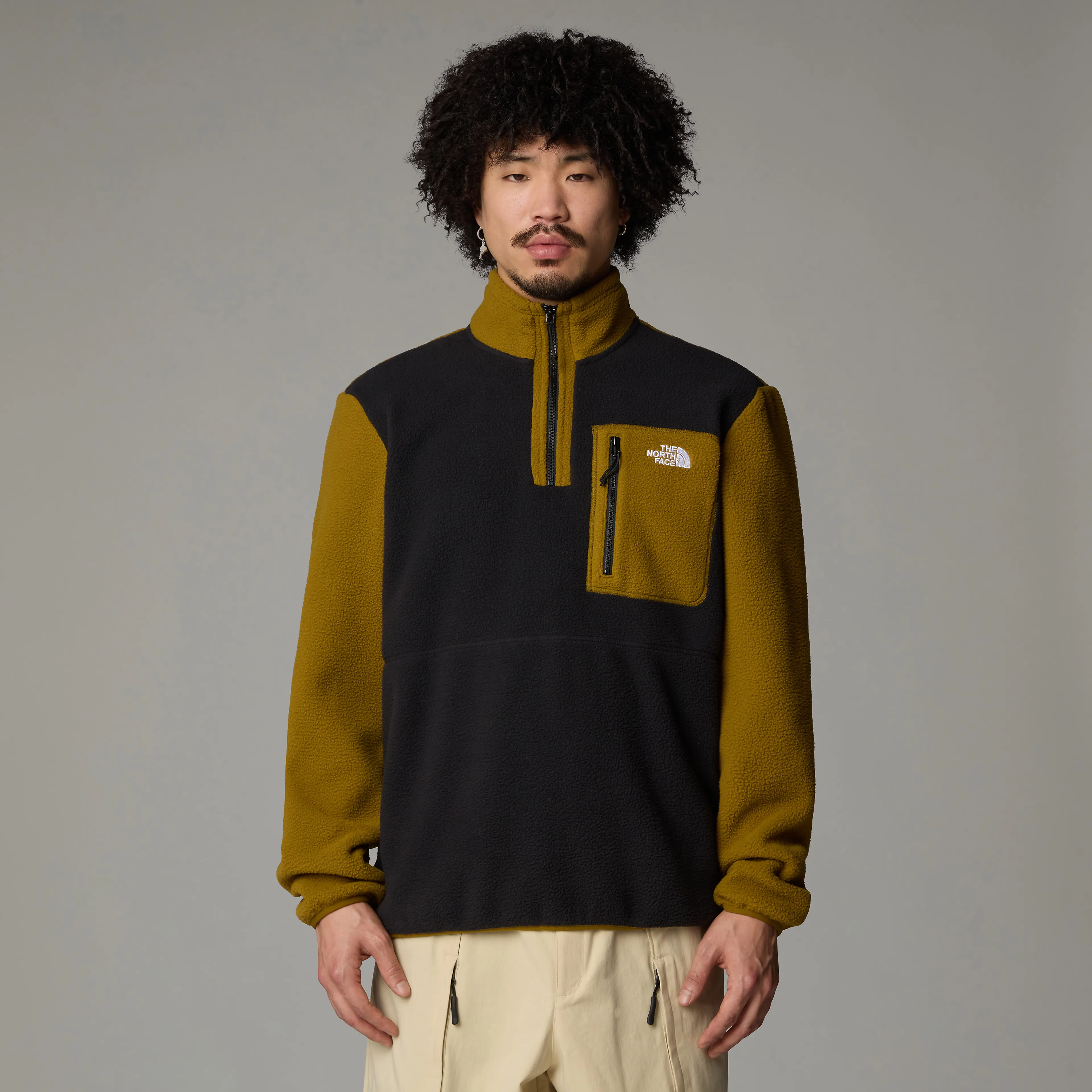 Yumiori 1/4 Zip fleecegenser herre