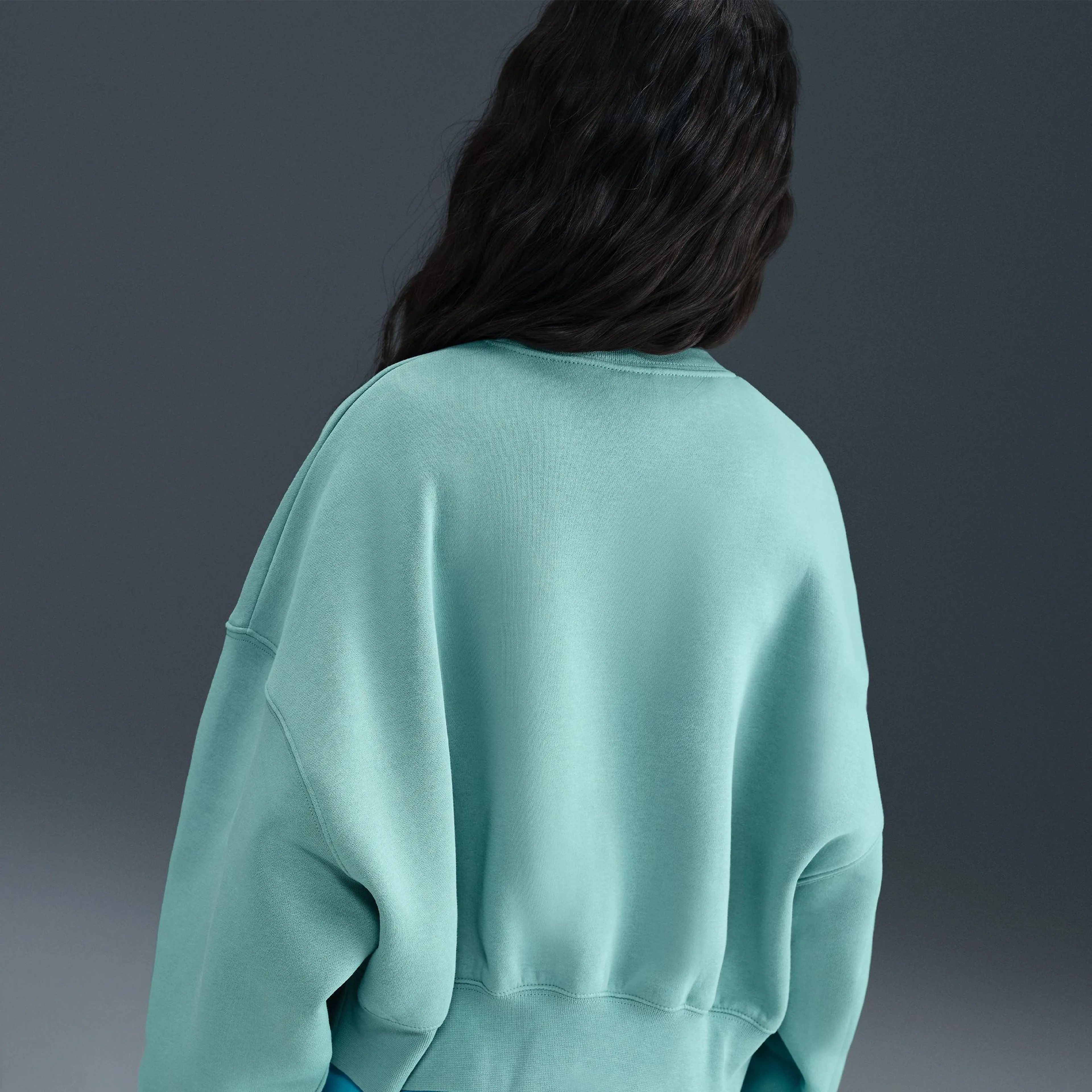 Big Kids' (Girls') Cropped Fleece Sweatshirt