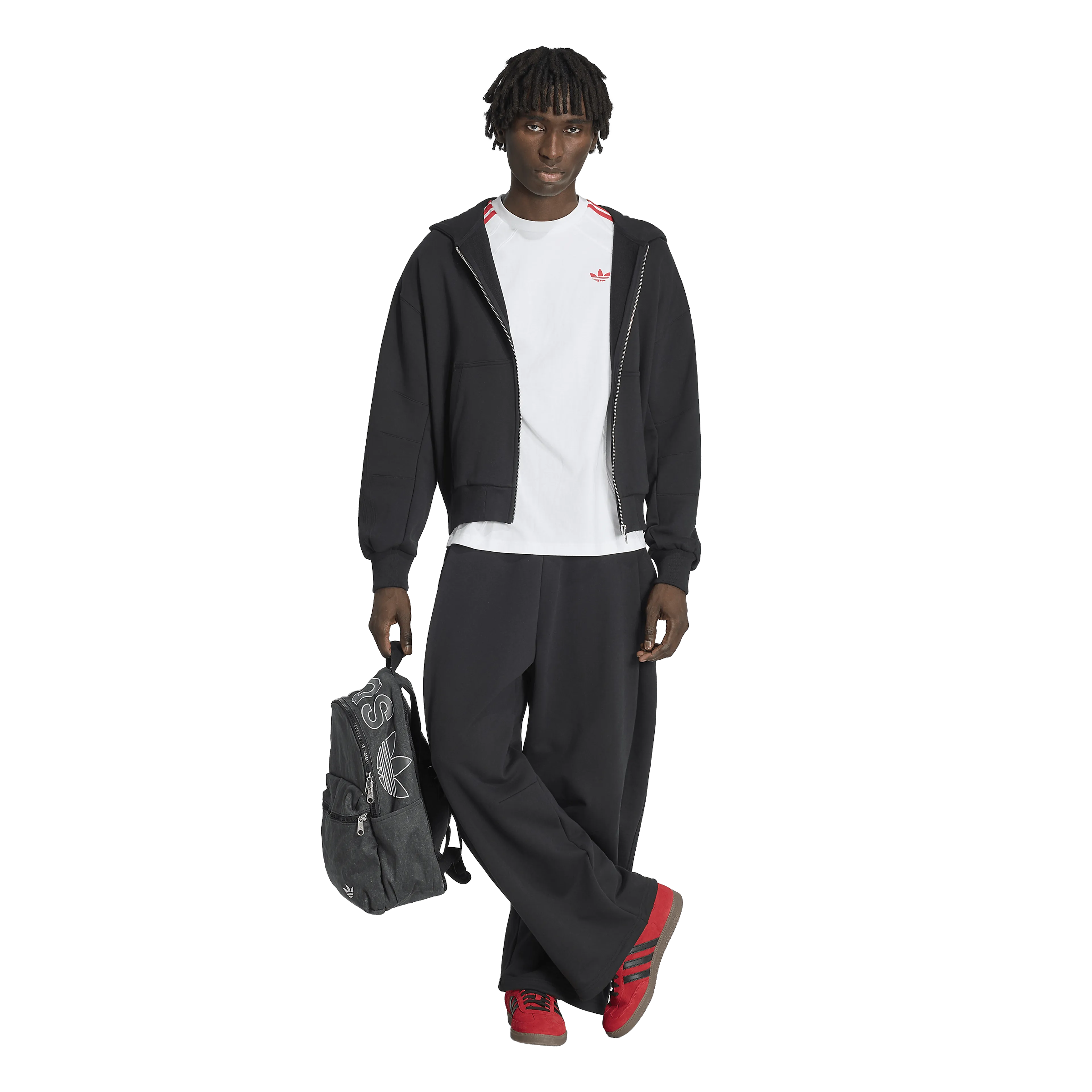 PREMIUM ESSENTIALS CROPPED FULL ZIP