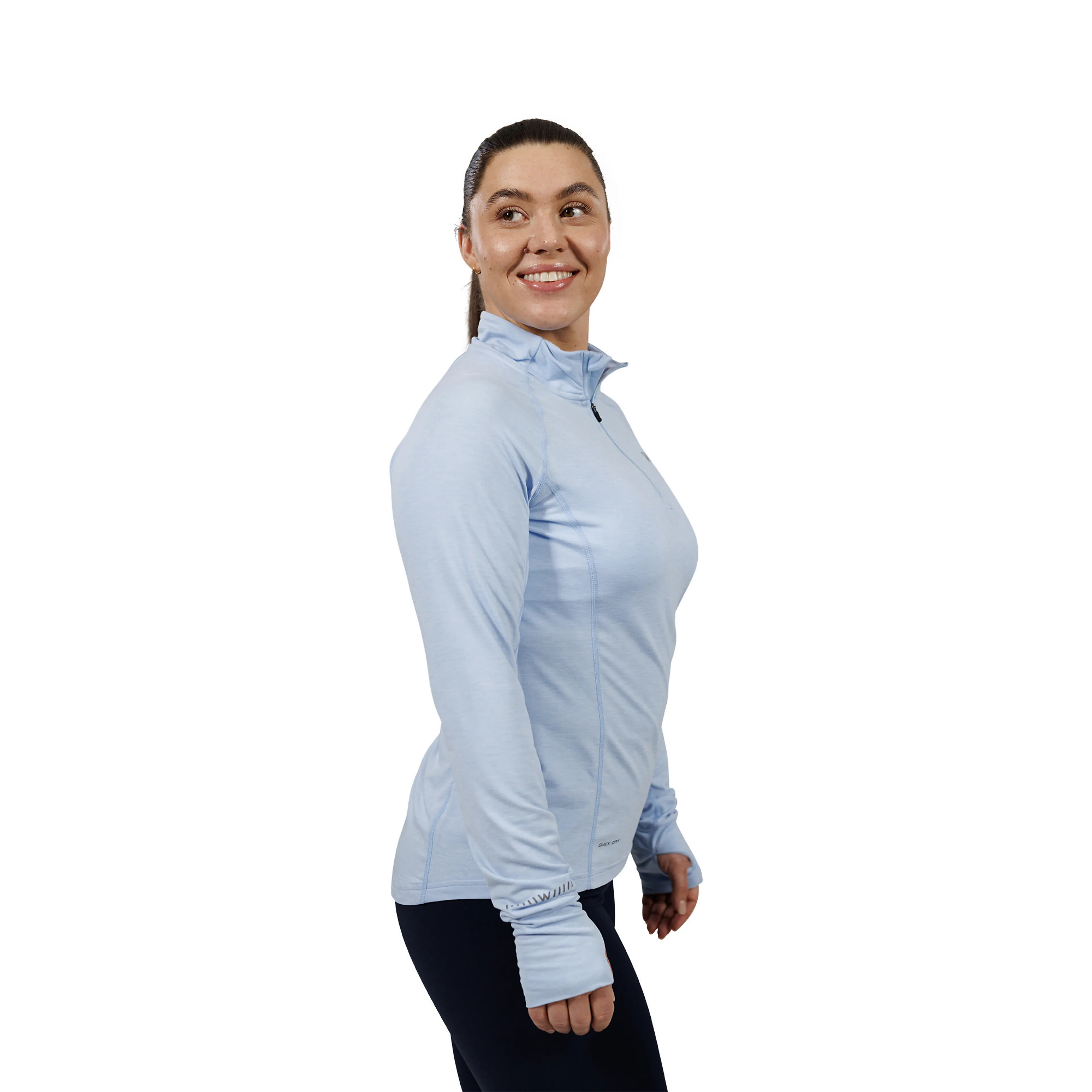 Wolling Melange Performance Midlayer Dame