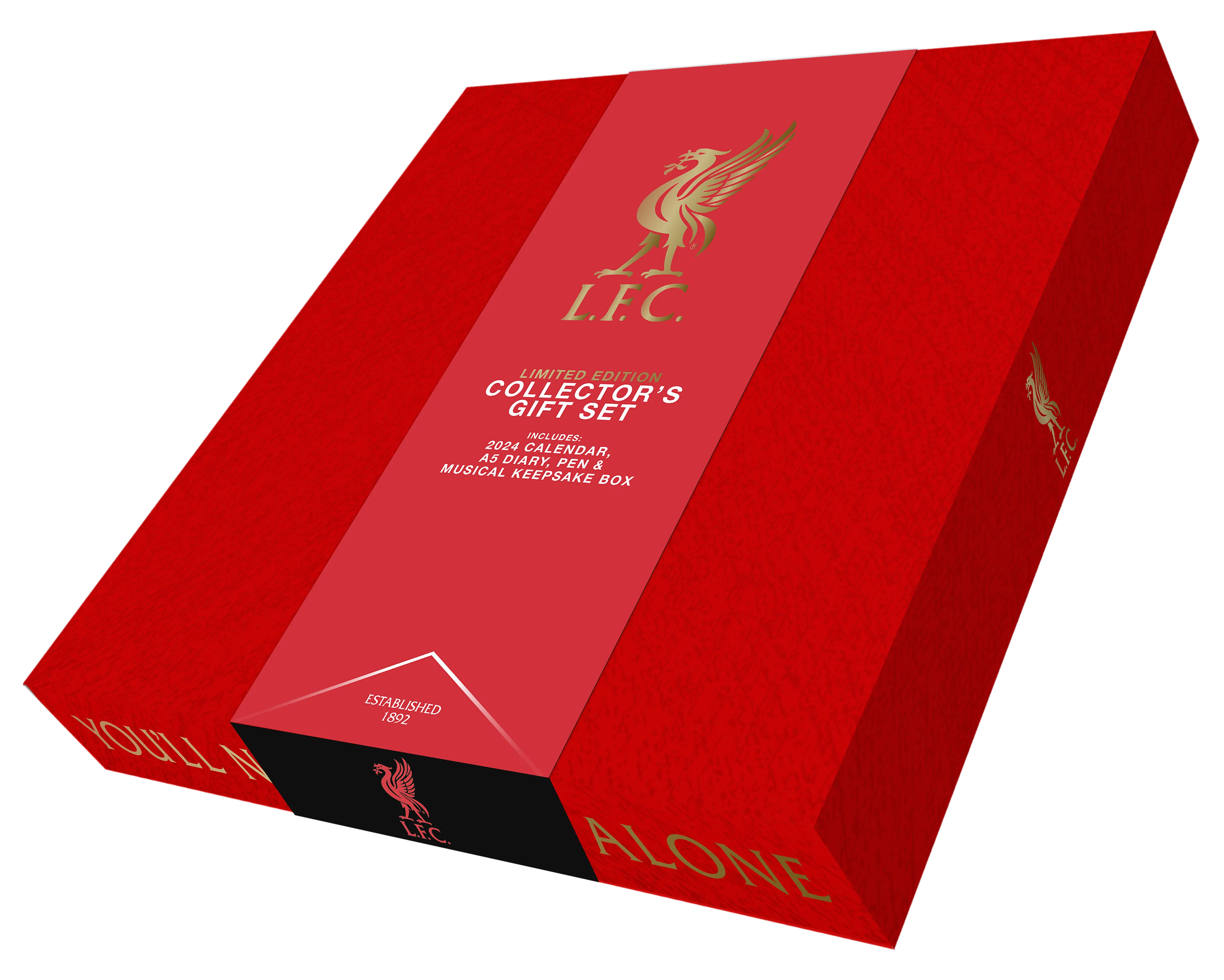 LIVERPOOL FC 2024 KALENDER & DAGBOK, MUSIKK GIFT BOKS