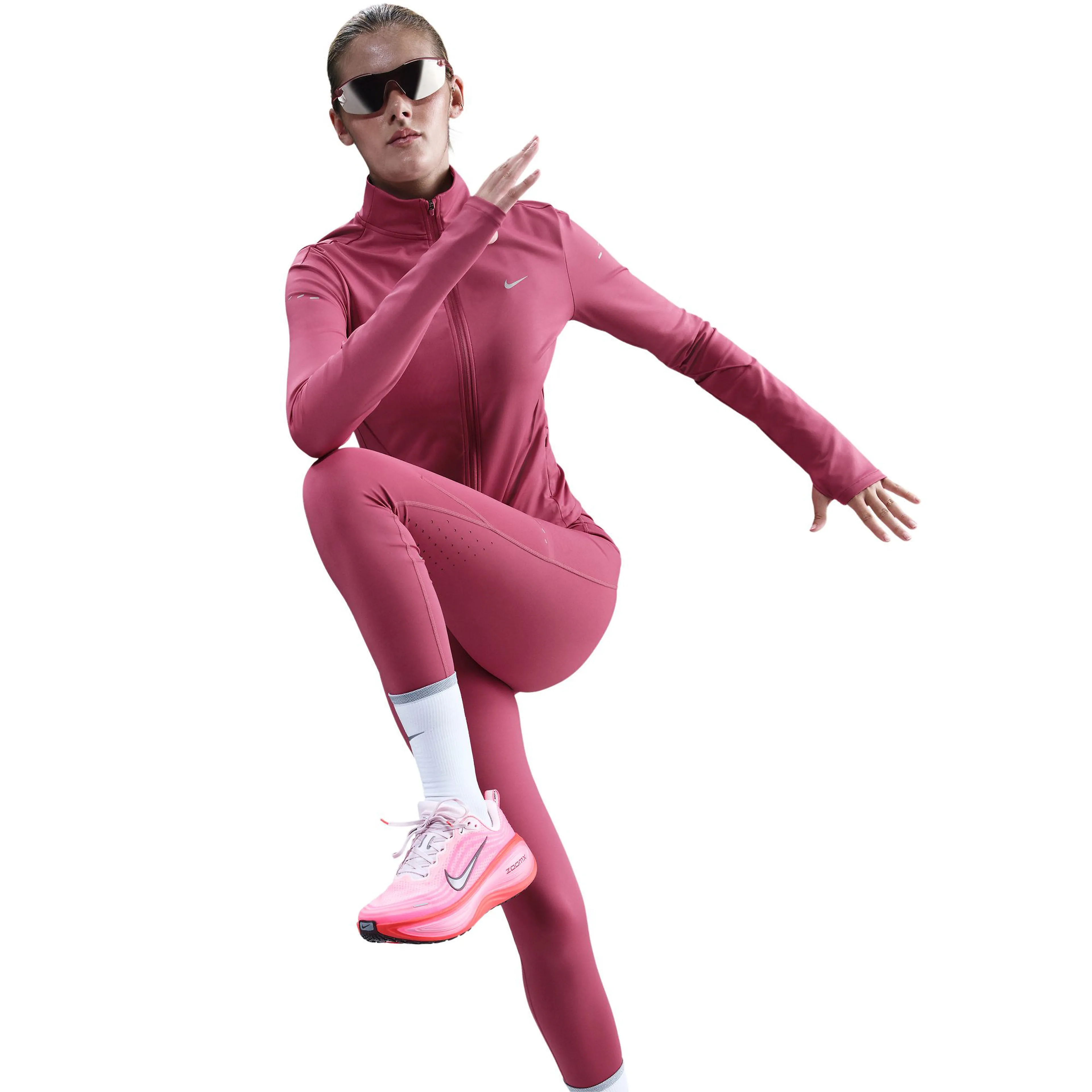 Swift Women's High-Waisted 7/8 Running Leggings with Pockets Swift Women's High-Waisted 7/8 Running Leggings with Pockets