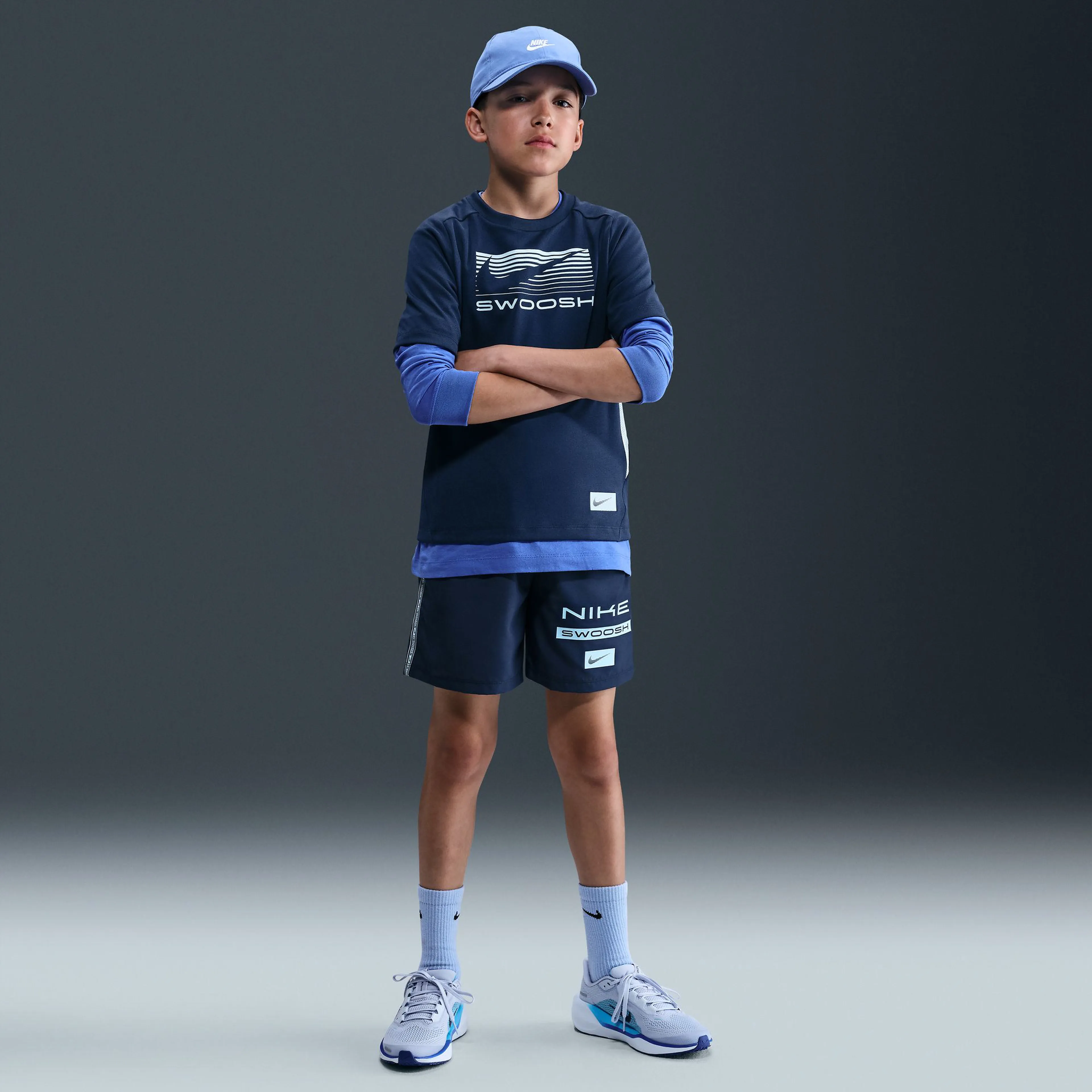 Multi Big Kids' Dri-FIT Woven Shorts