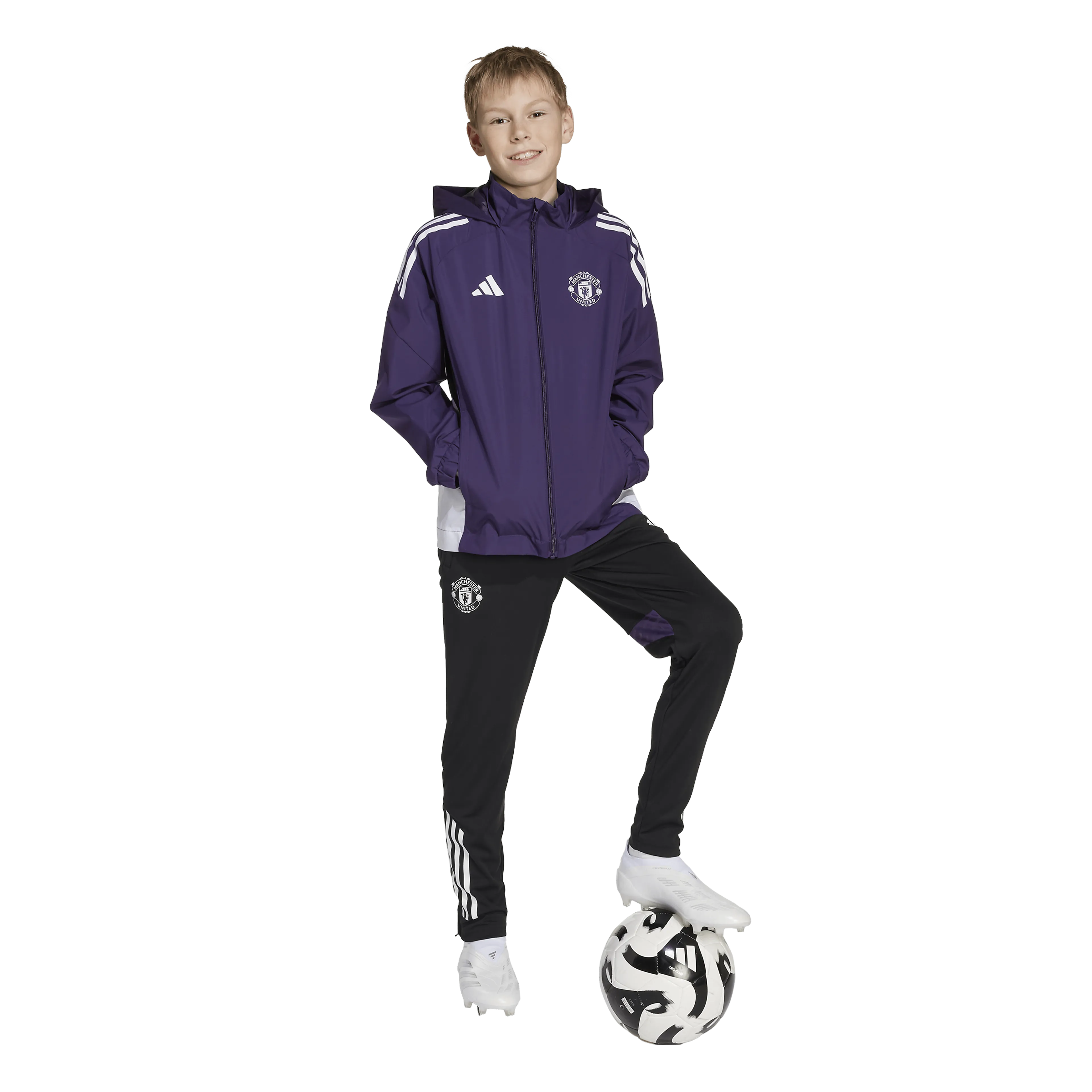 Manchester United Tiro 25 Competition All-Weather Jacket Junior