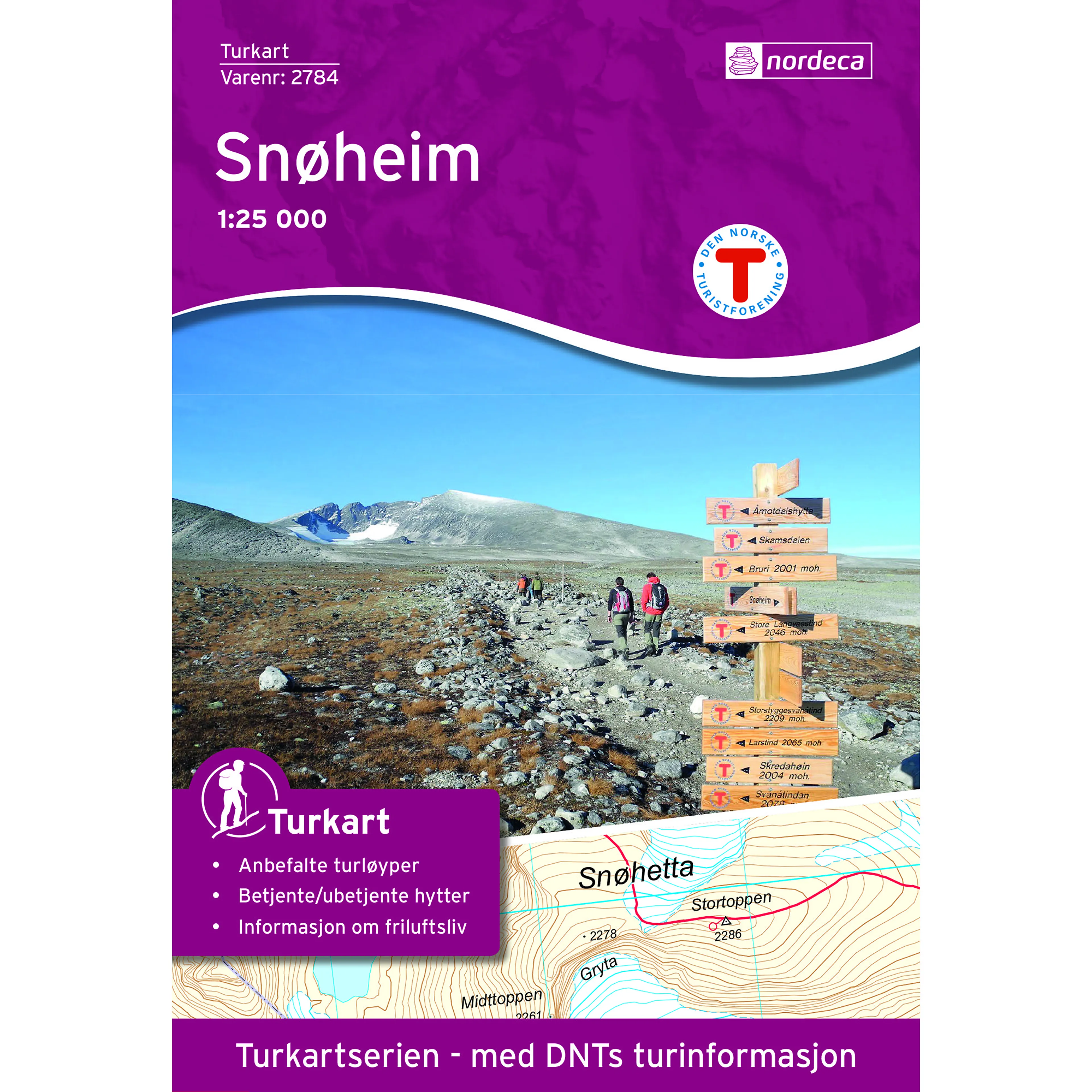 SNØHEIM 1:25 000
