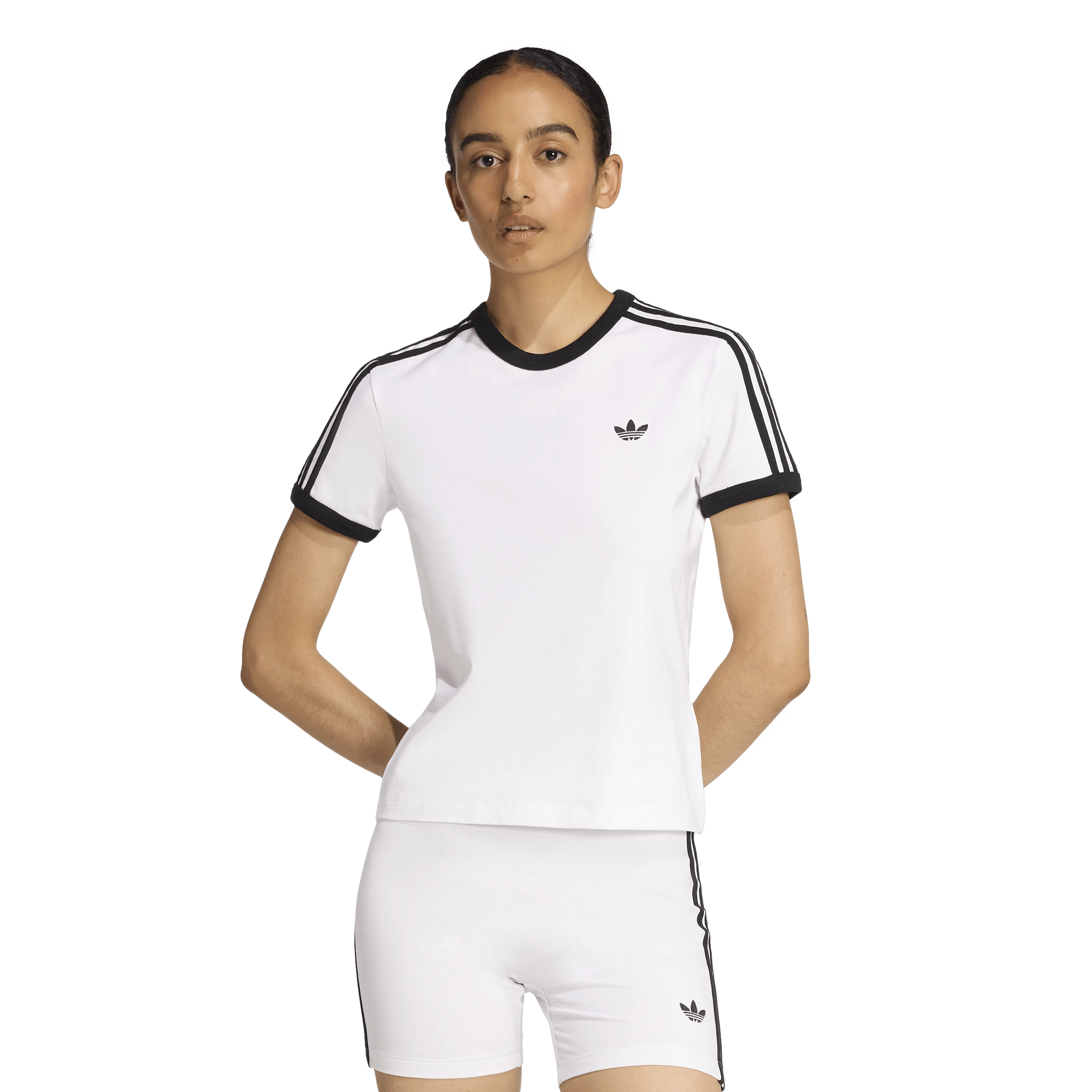 3 STRIPES SLIM T-Shirt Dame 