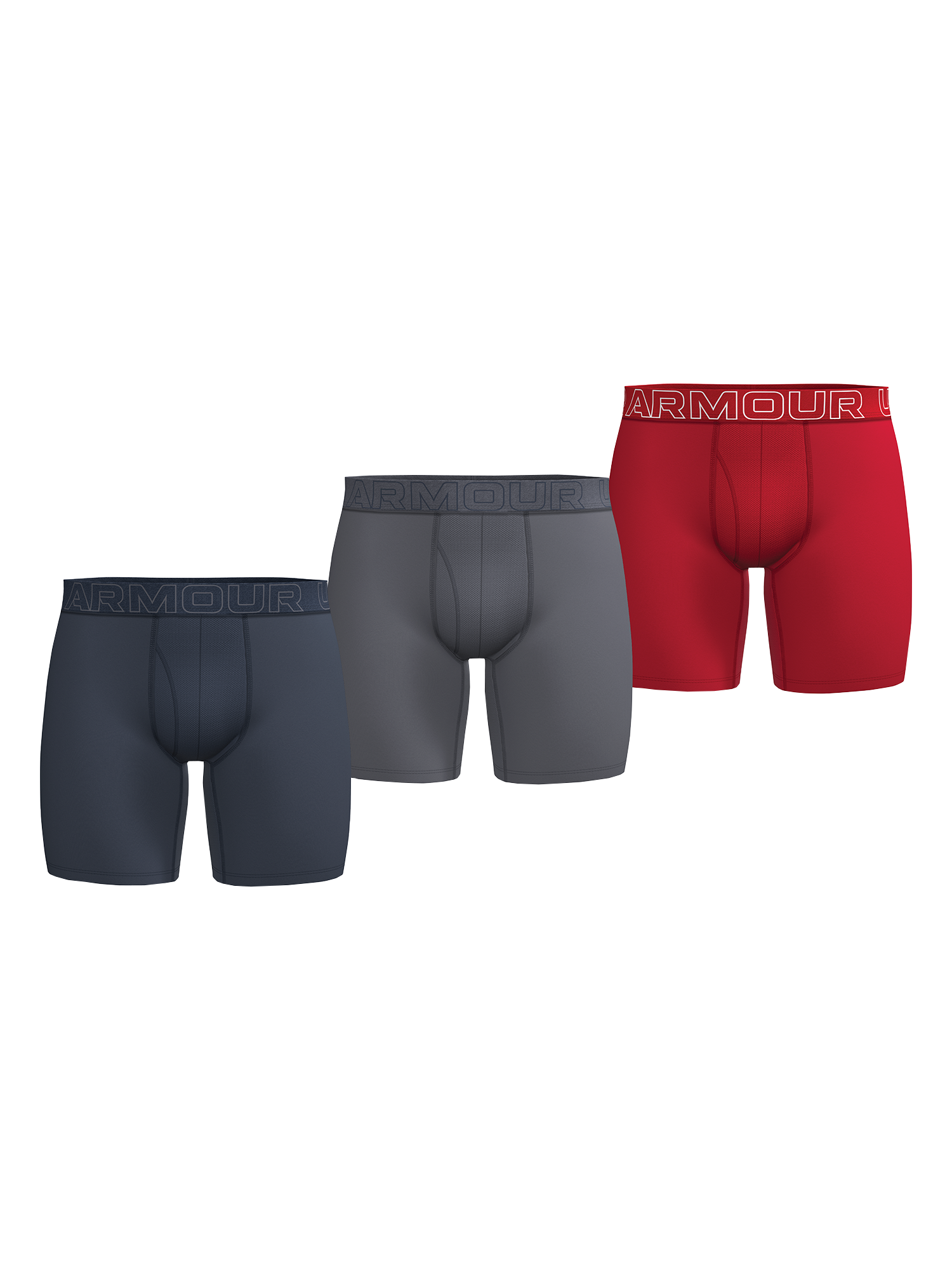 UA PERFORMANCE TECH - SOLID 6" 3pk