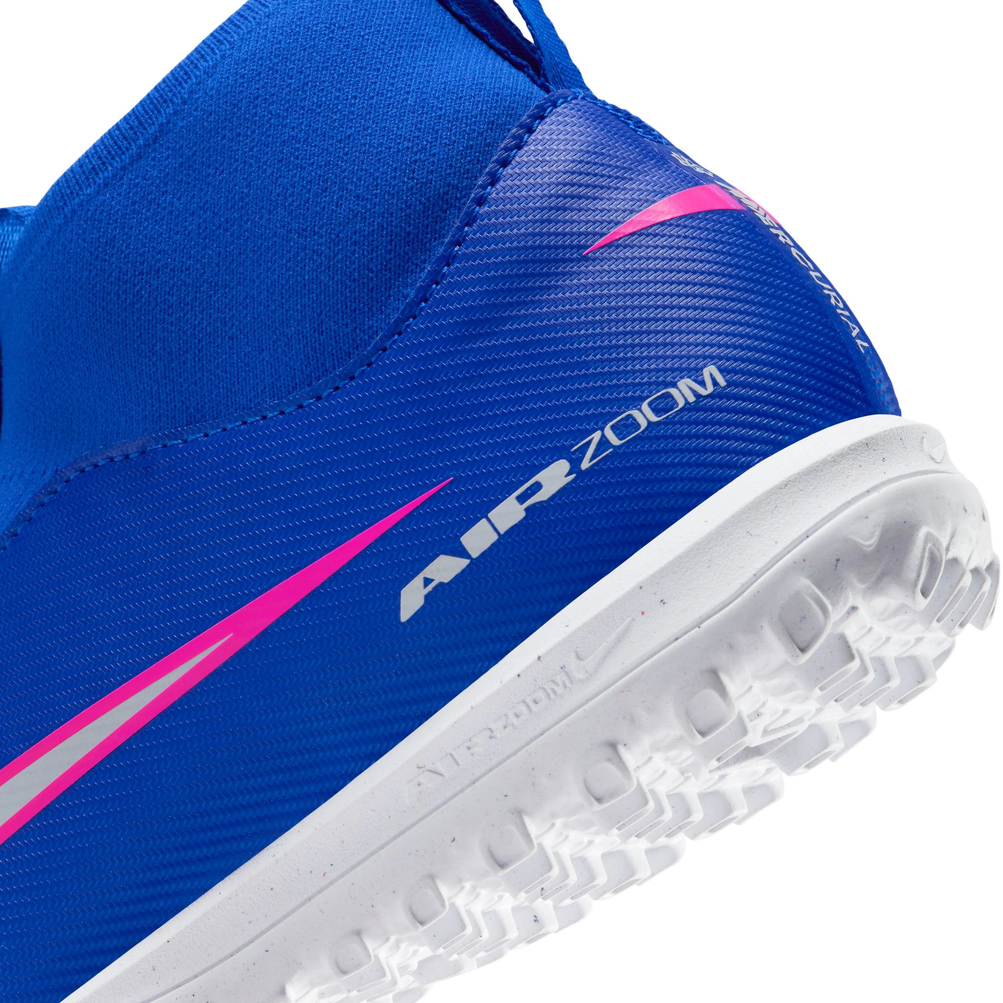 Jr. Mercurial Superfly 10 Academy Little/Big Kids' Turf High-Top Fotballsko Grus/Kunstgress