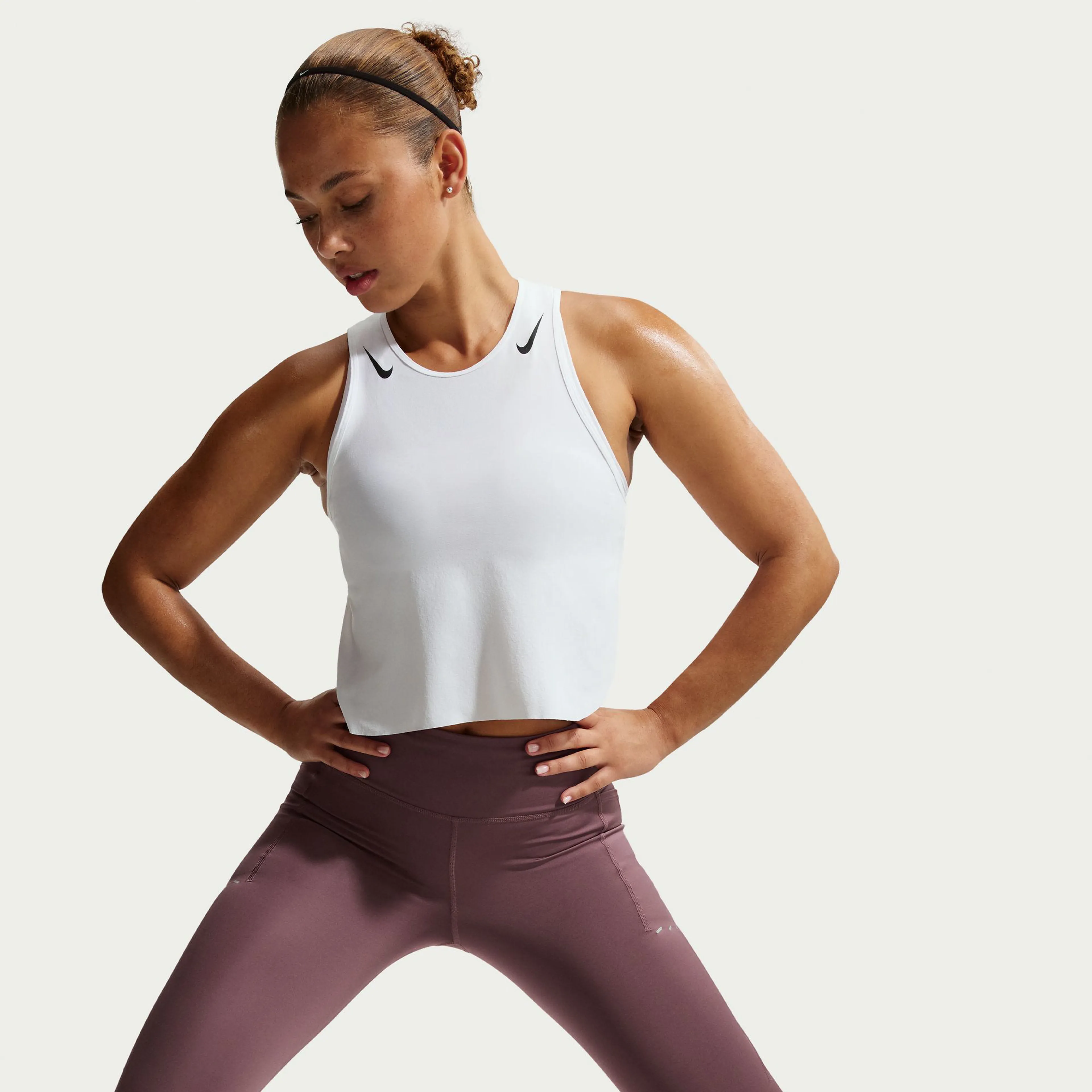 Swift Women's High-Waisted 7/8 Running Leggings with Pockets