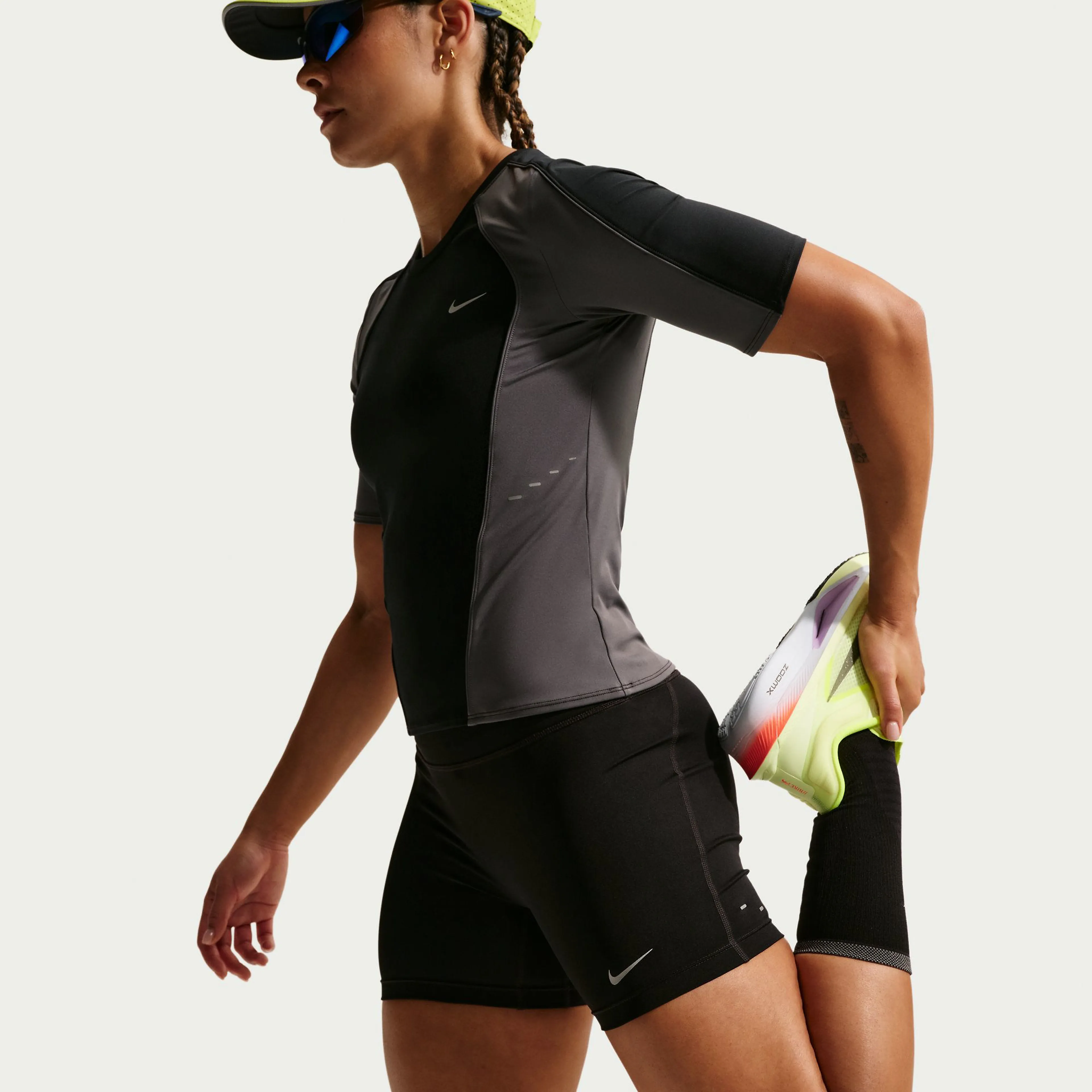 Tempo Women's High-Waisted 4" Tight Running Shorts