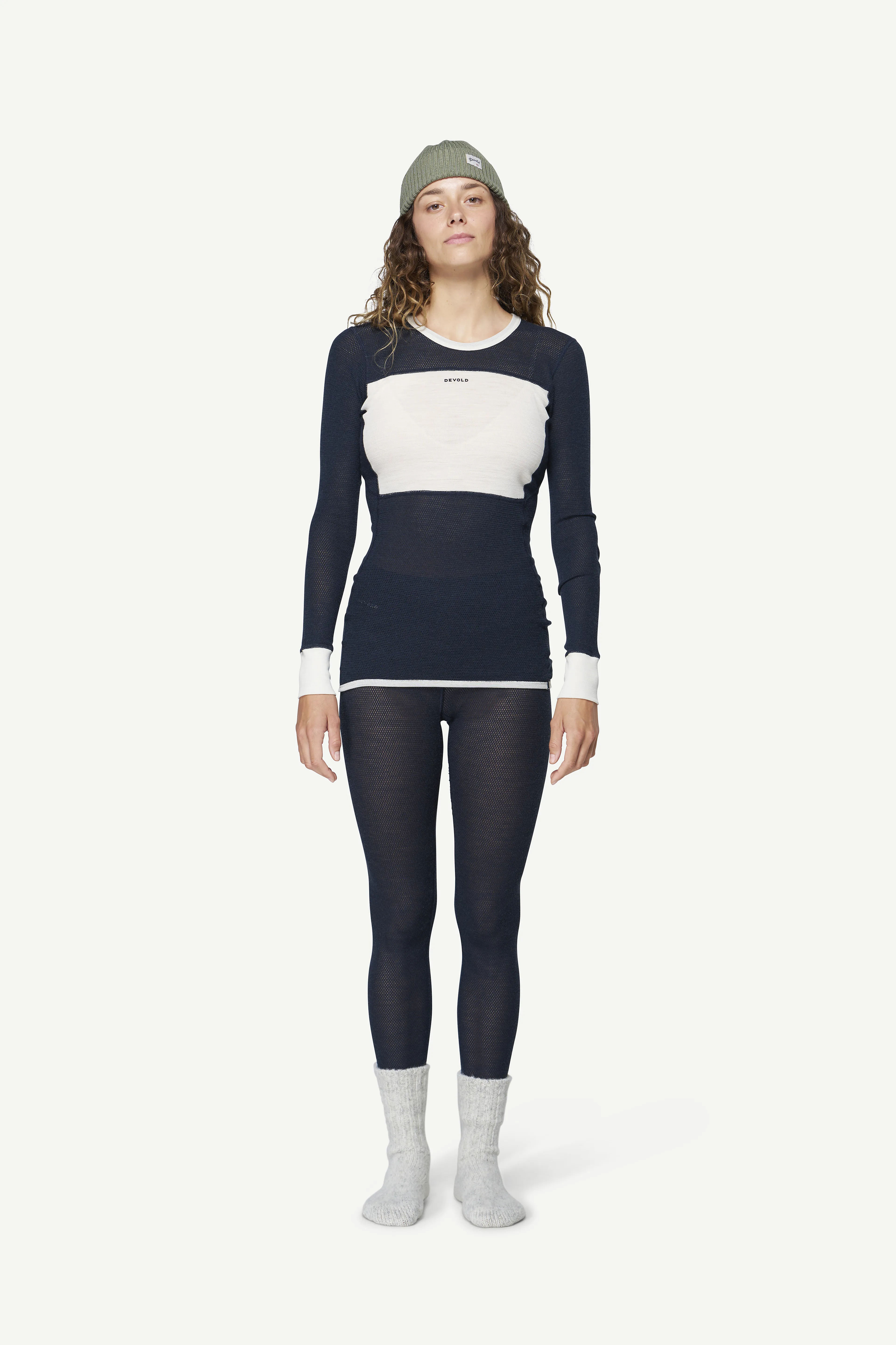 Wool Mesh ulltrøye dame