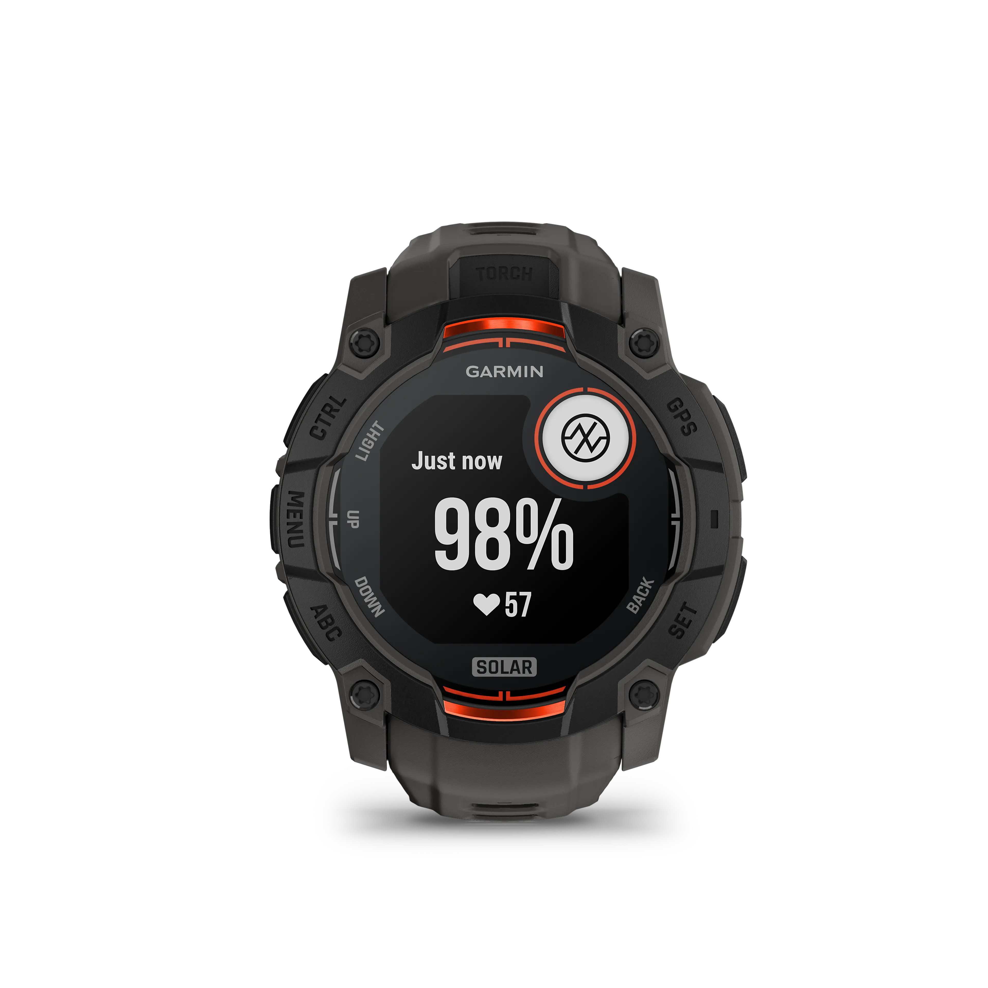 Instinct 3 - 50mm, Solar, Black Bezel with Charcoal Band