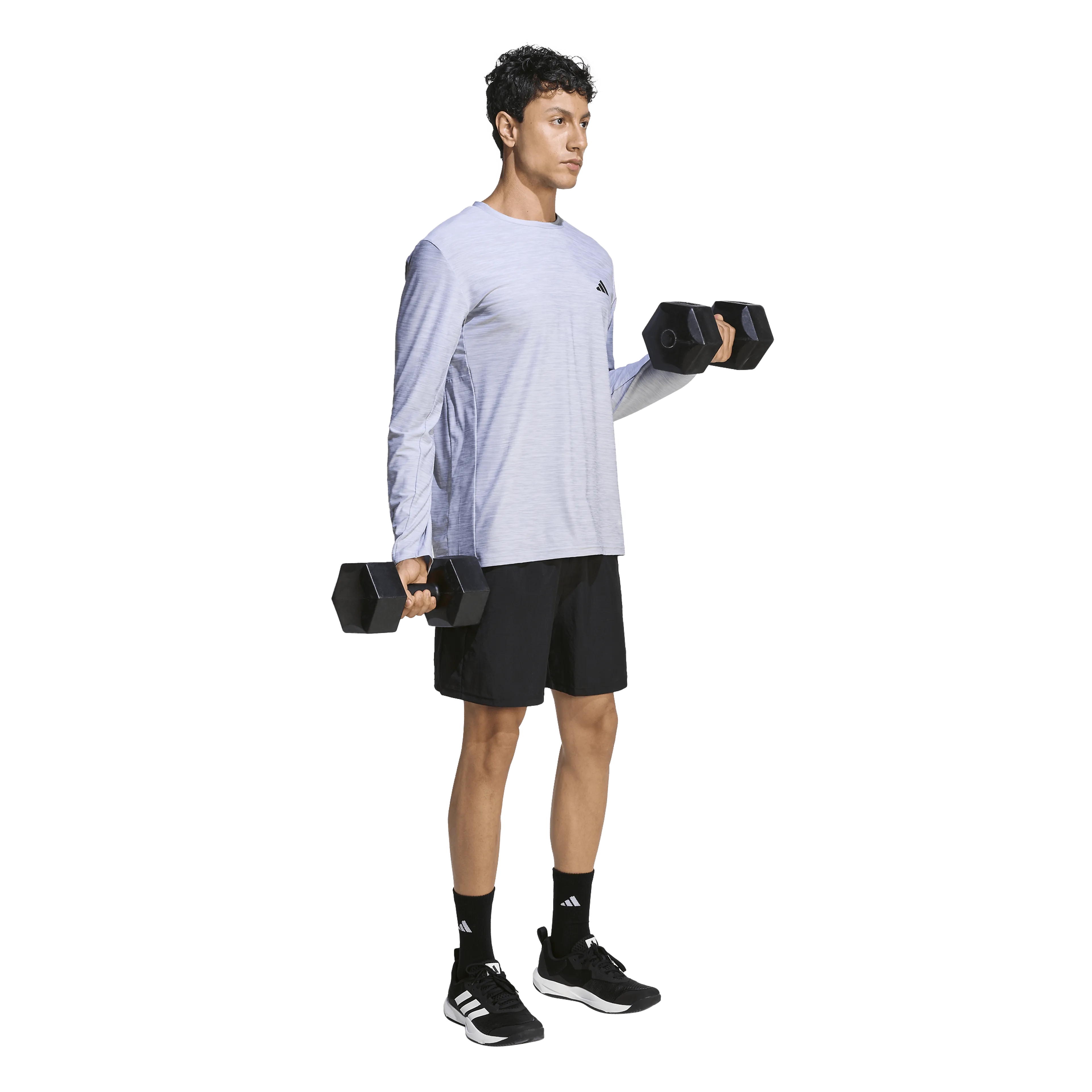 WORKOUT ESSENTIALS FLEX Long-Sleeve Top T-SHIRT  