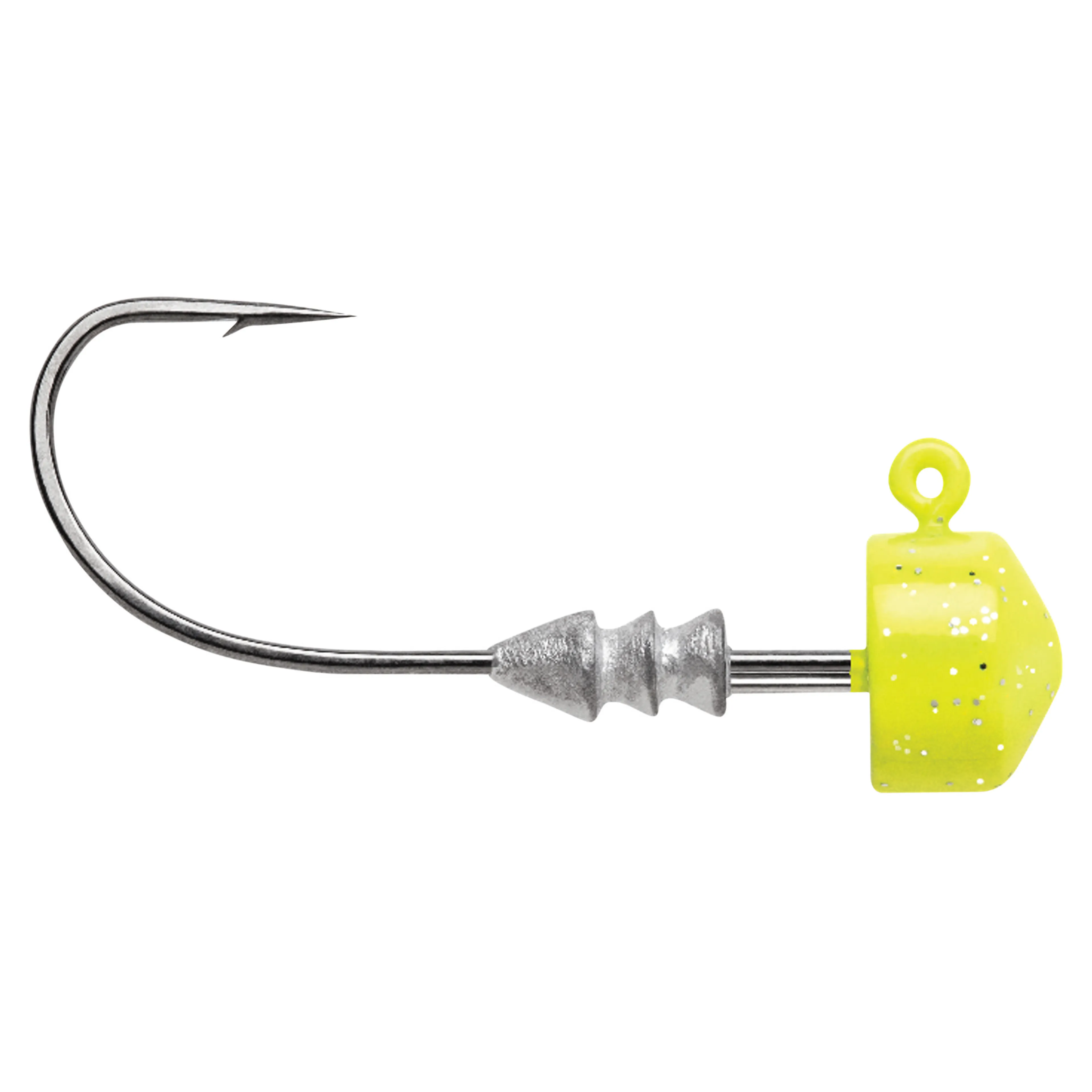 Ned Rig Jighead Chartreuse 4p 3,5g #1/0