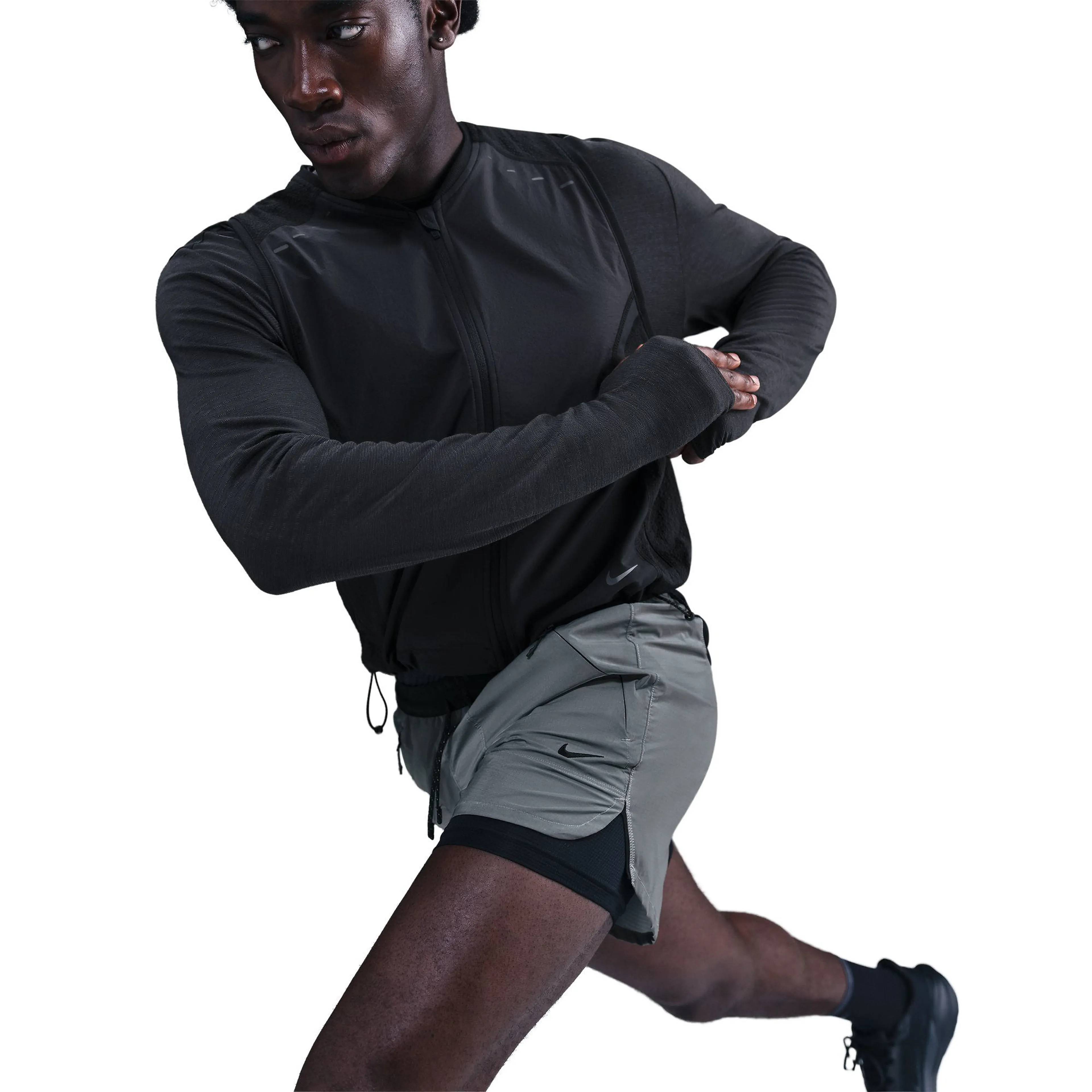Men's 4" 2-in-1 Reflective Running Shorts