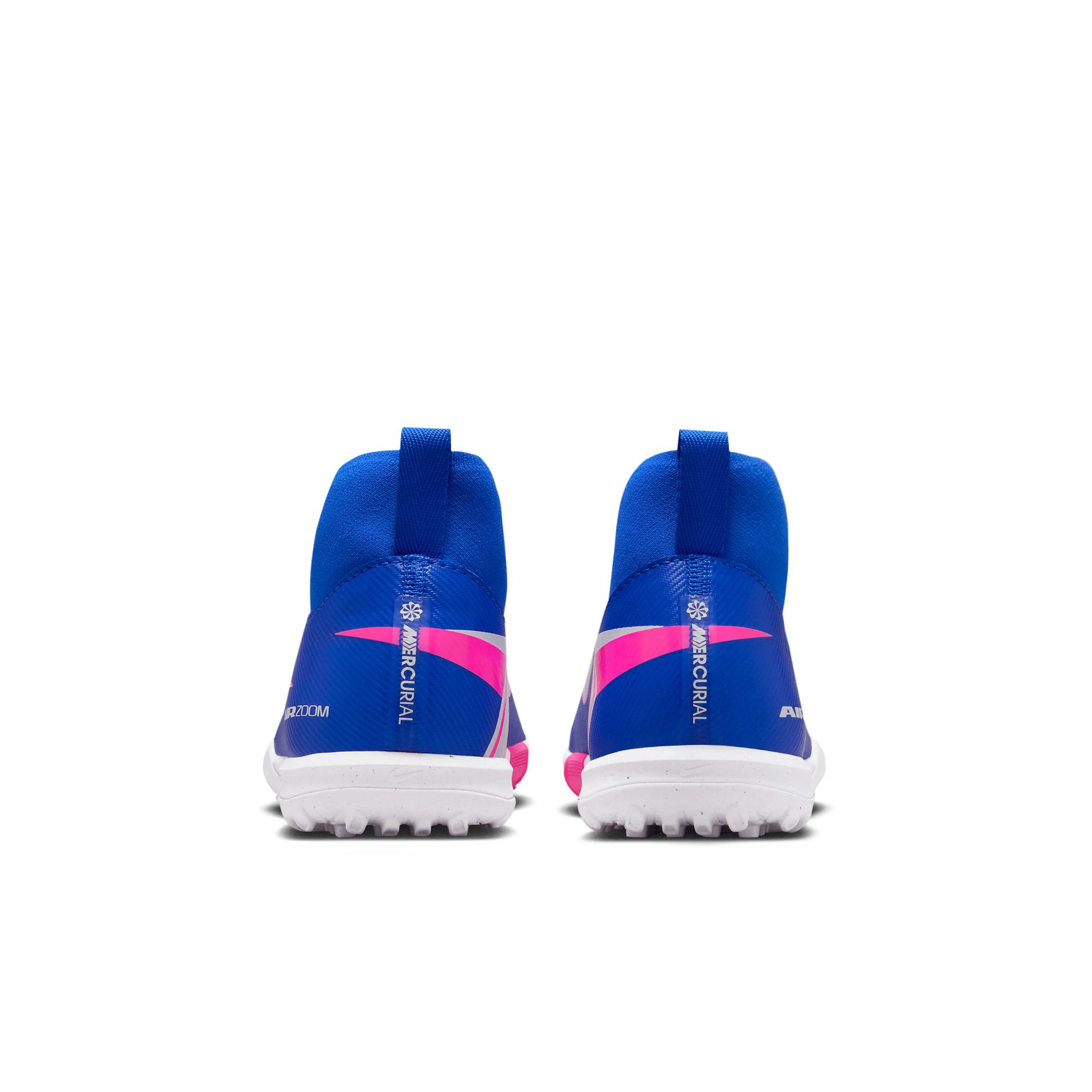 Jr. Mercurial Superfly 10 Academy Little/Big Kids' Turf High-Top Fotballsko Grus/Kunstgress