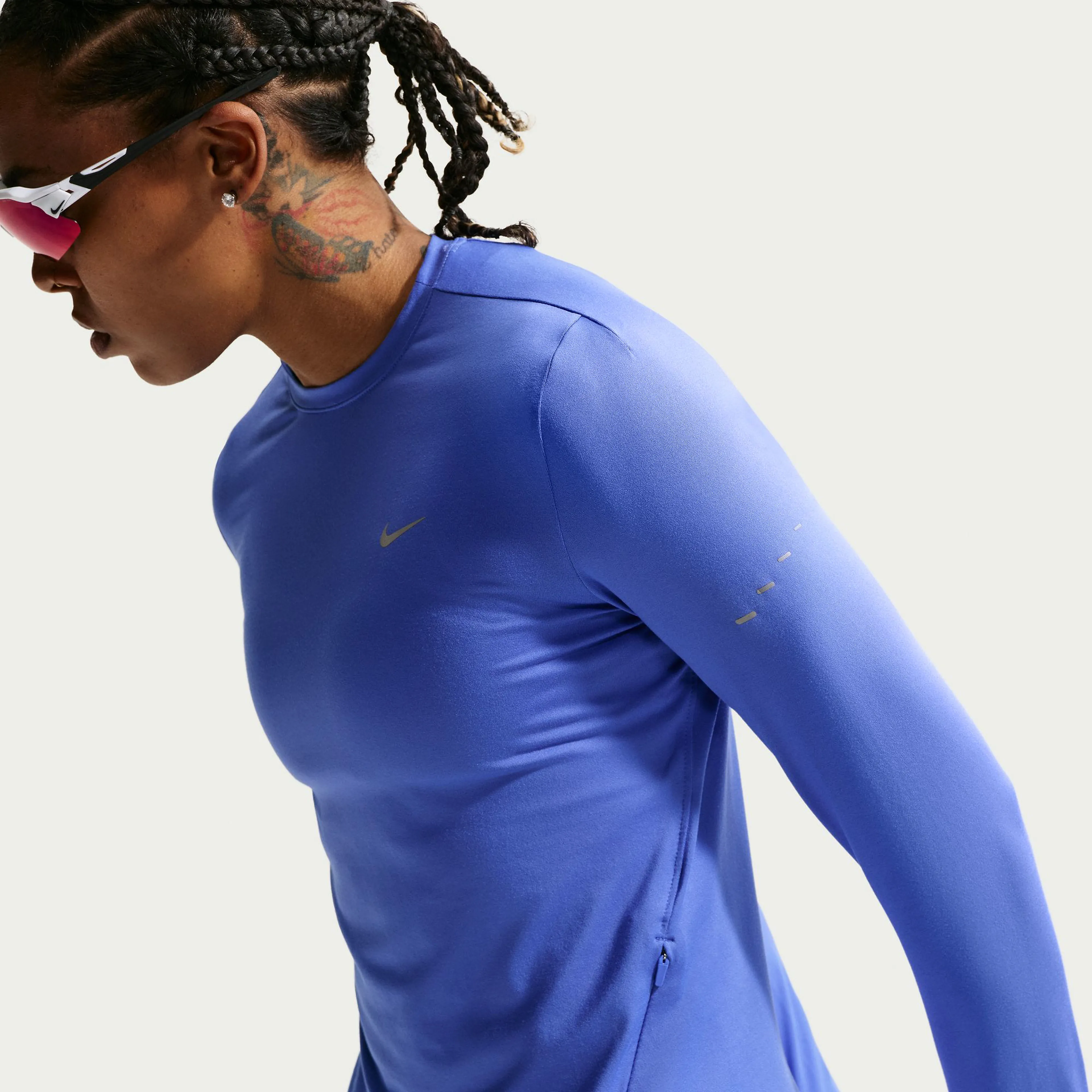 Swift Women's Dri-FIT UV Long-Sleeve Crew-Neck Running Top