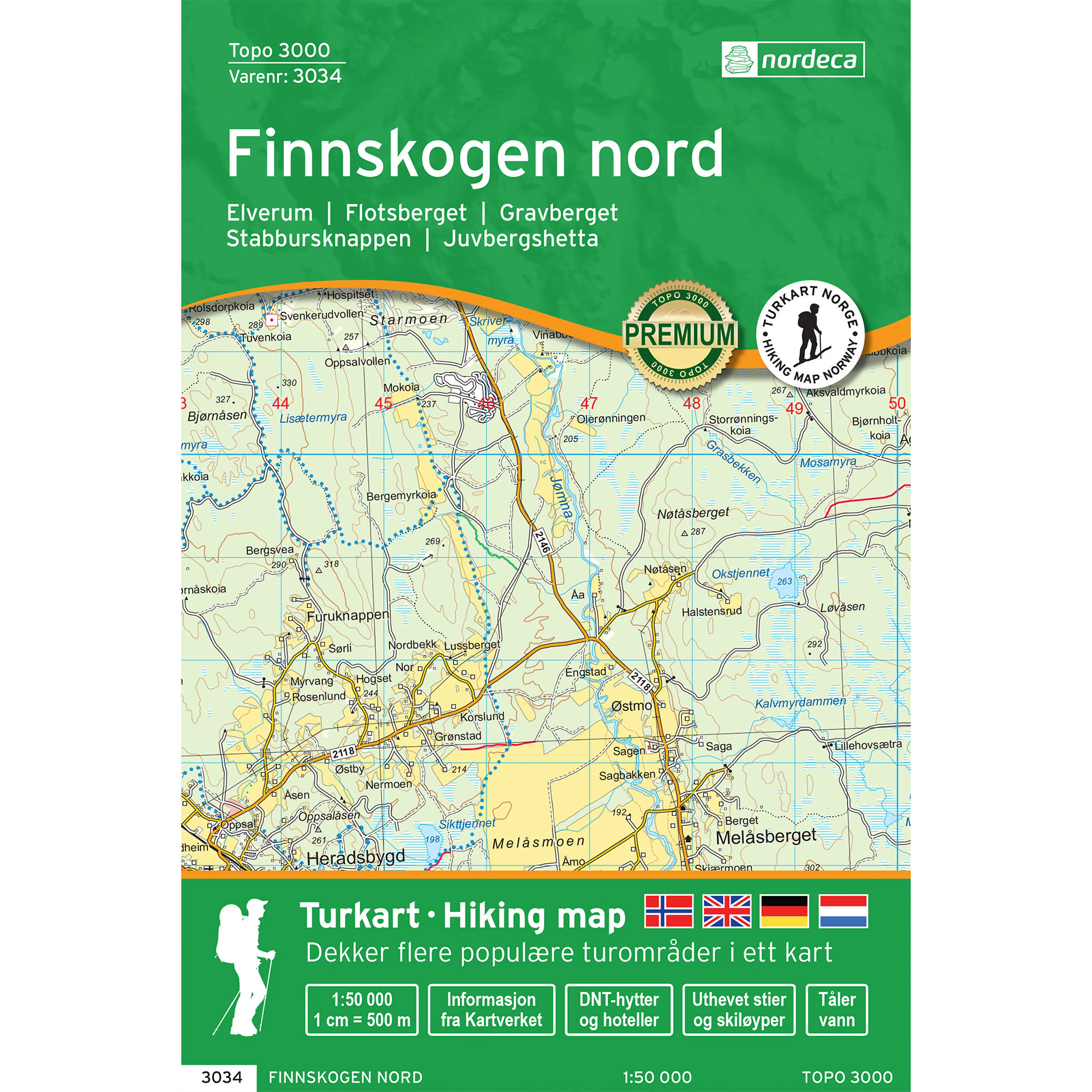 FINNSKOGEN NORD 1:50 000