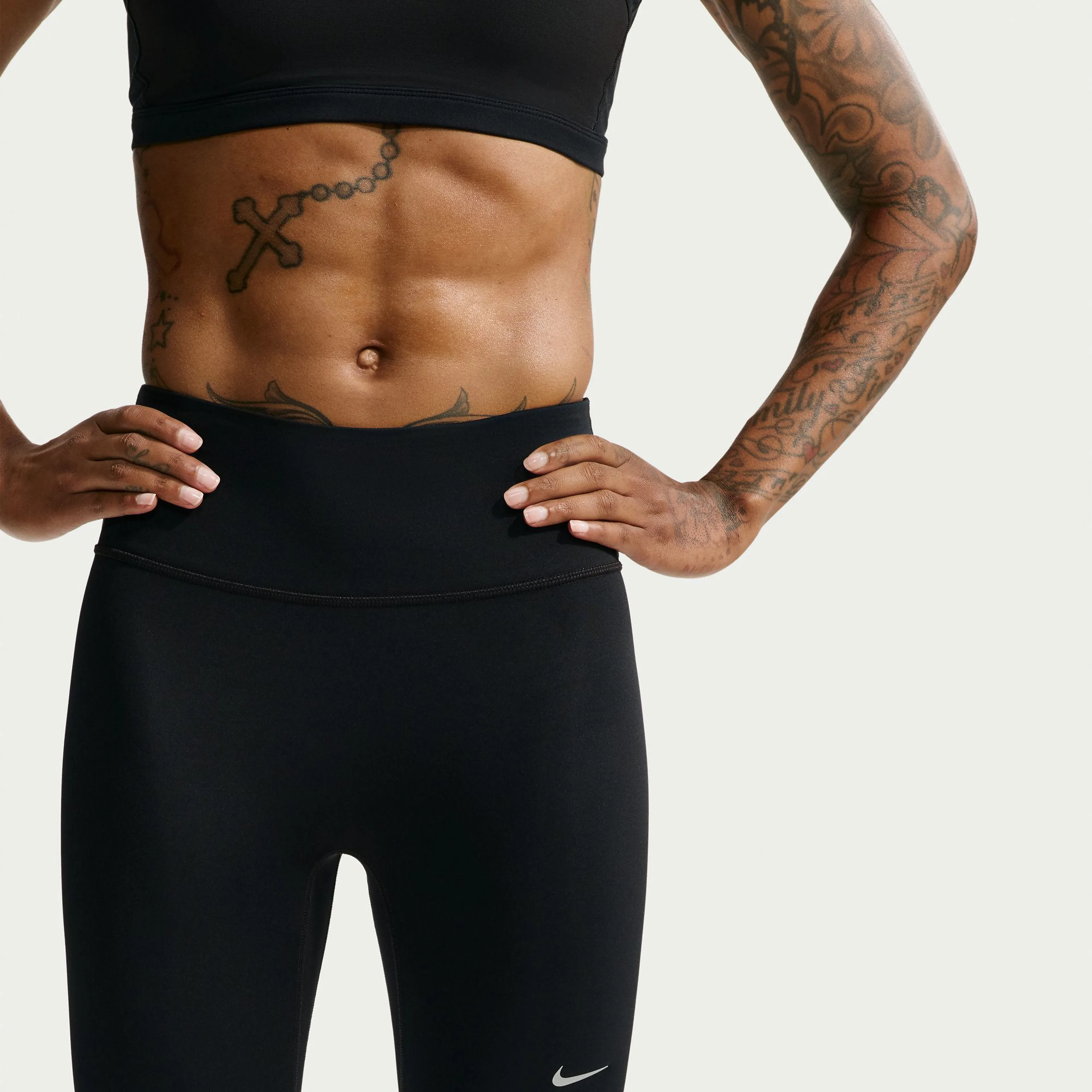 Tempo Flash Women's High-Waisted 7/8 Running Leggings