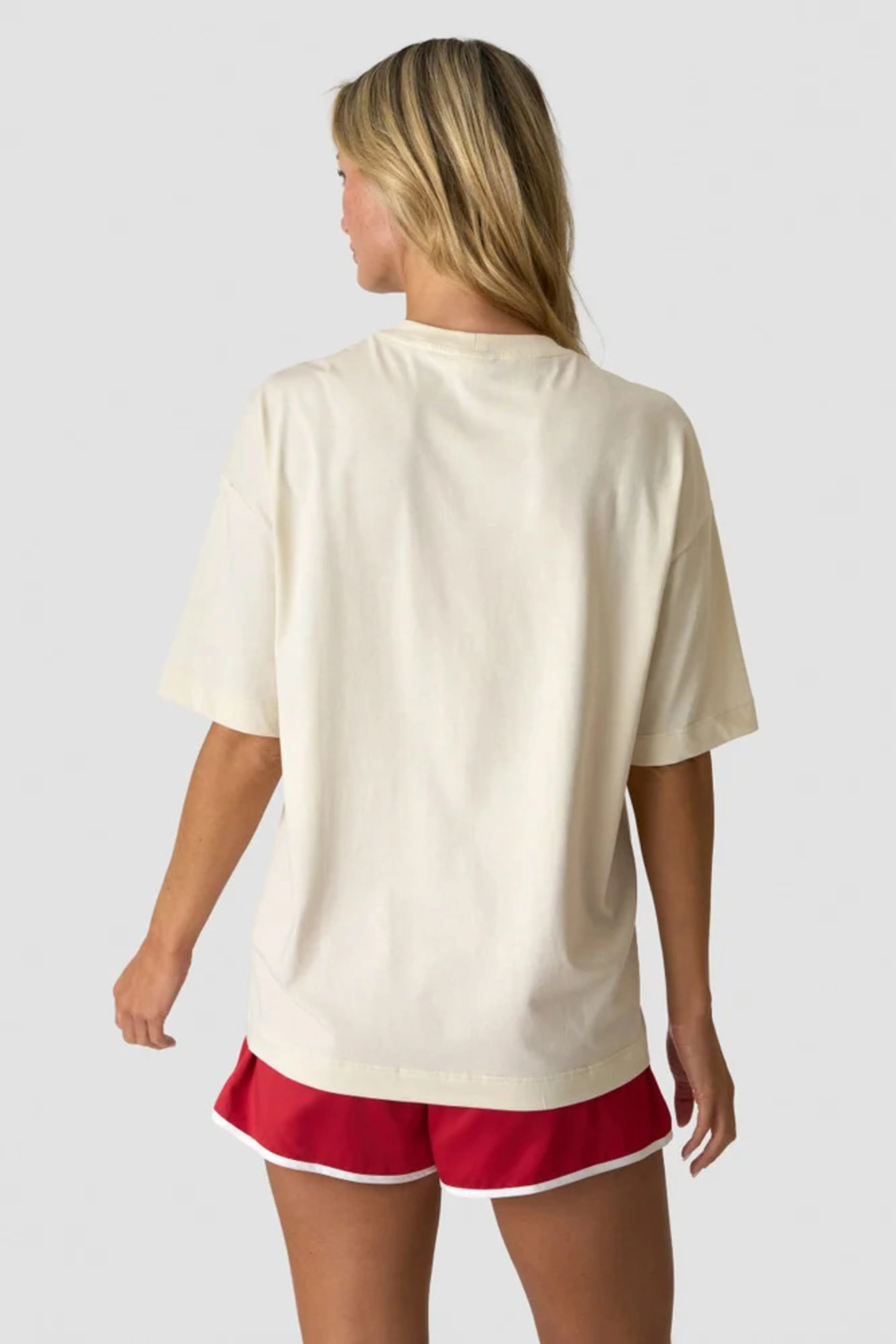 Everyday Oversized Cotton T-shirt Print W