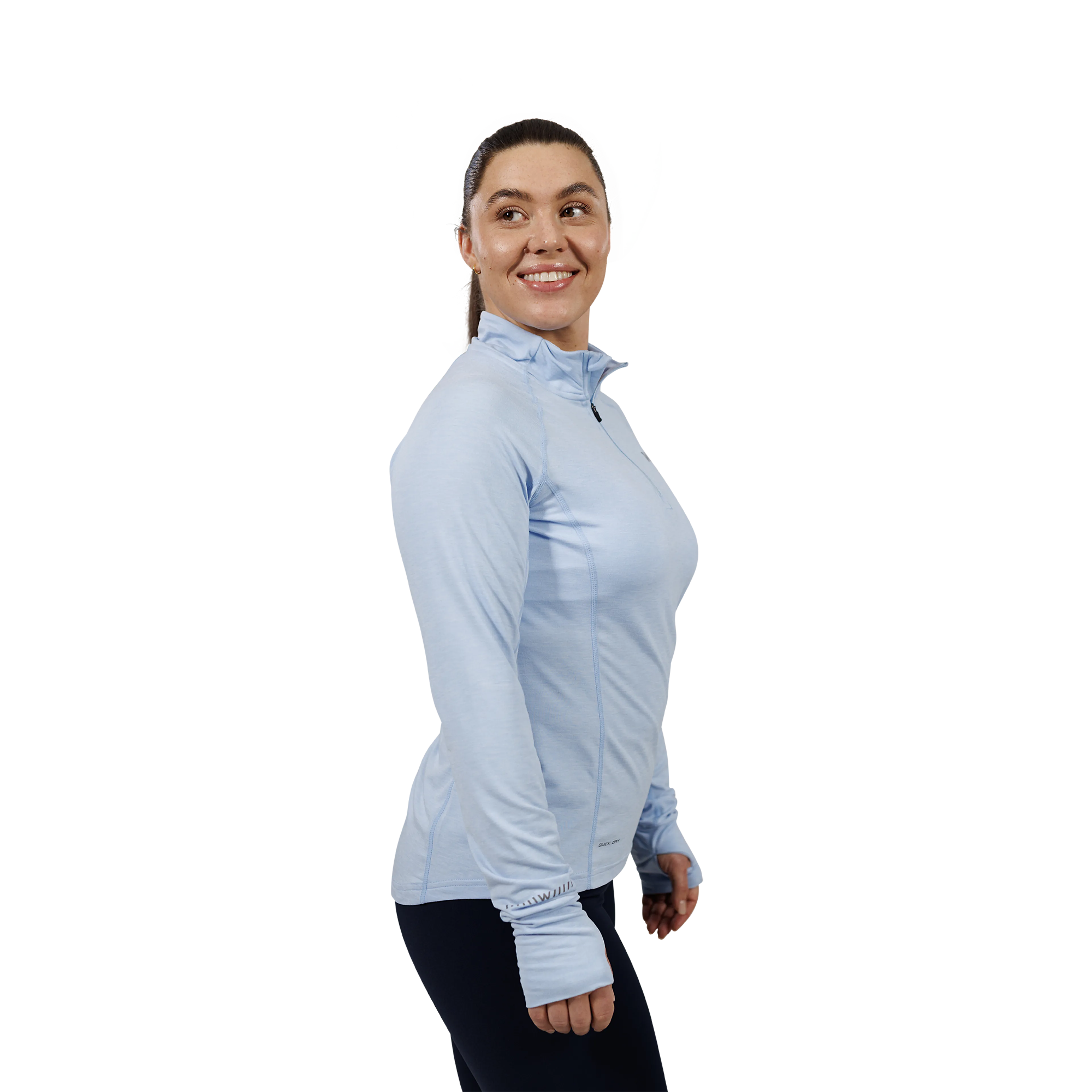 Wolling Melange Performance Midlayer Dame