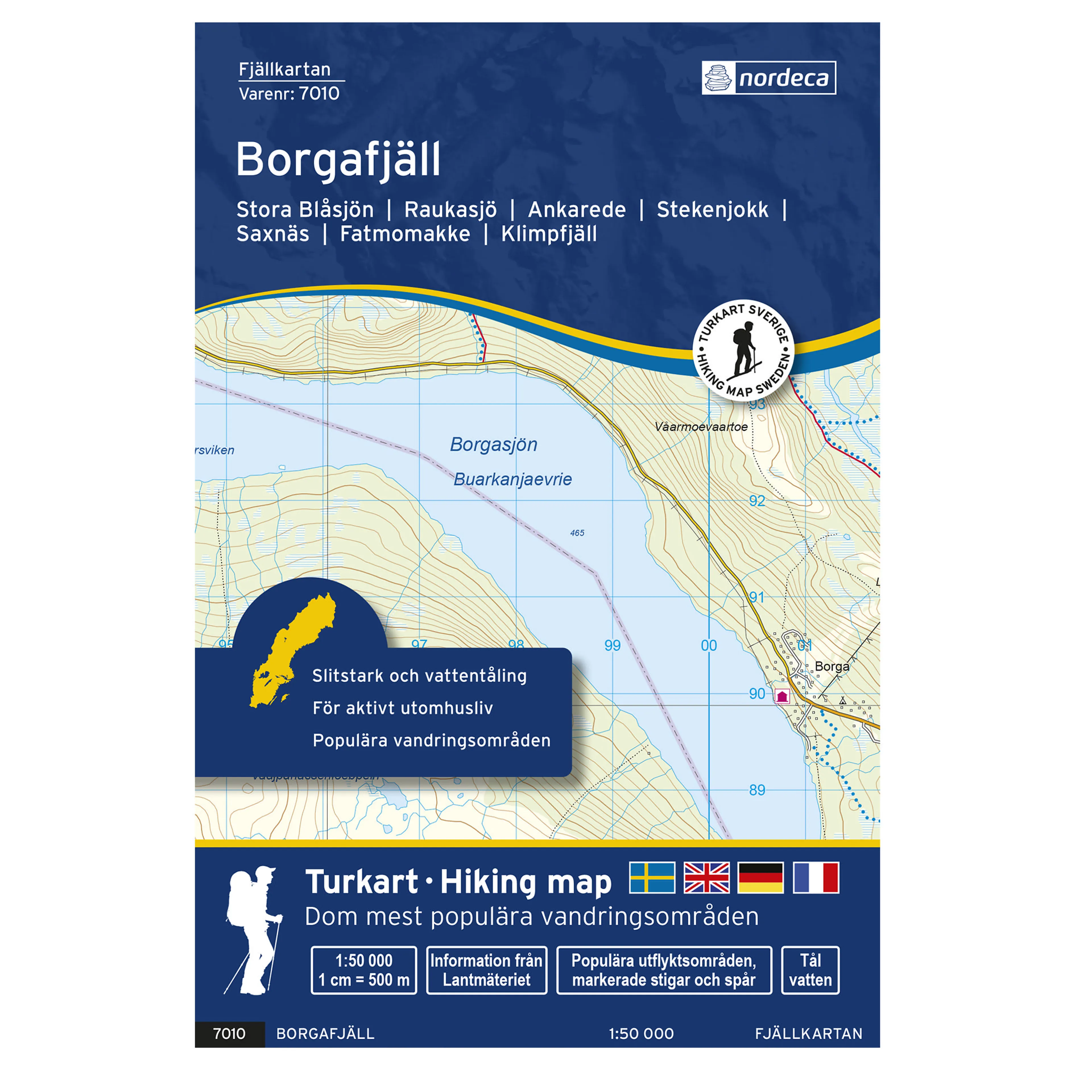Borgafjäll 1:50 000
