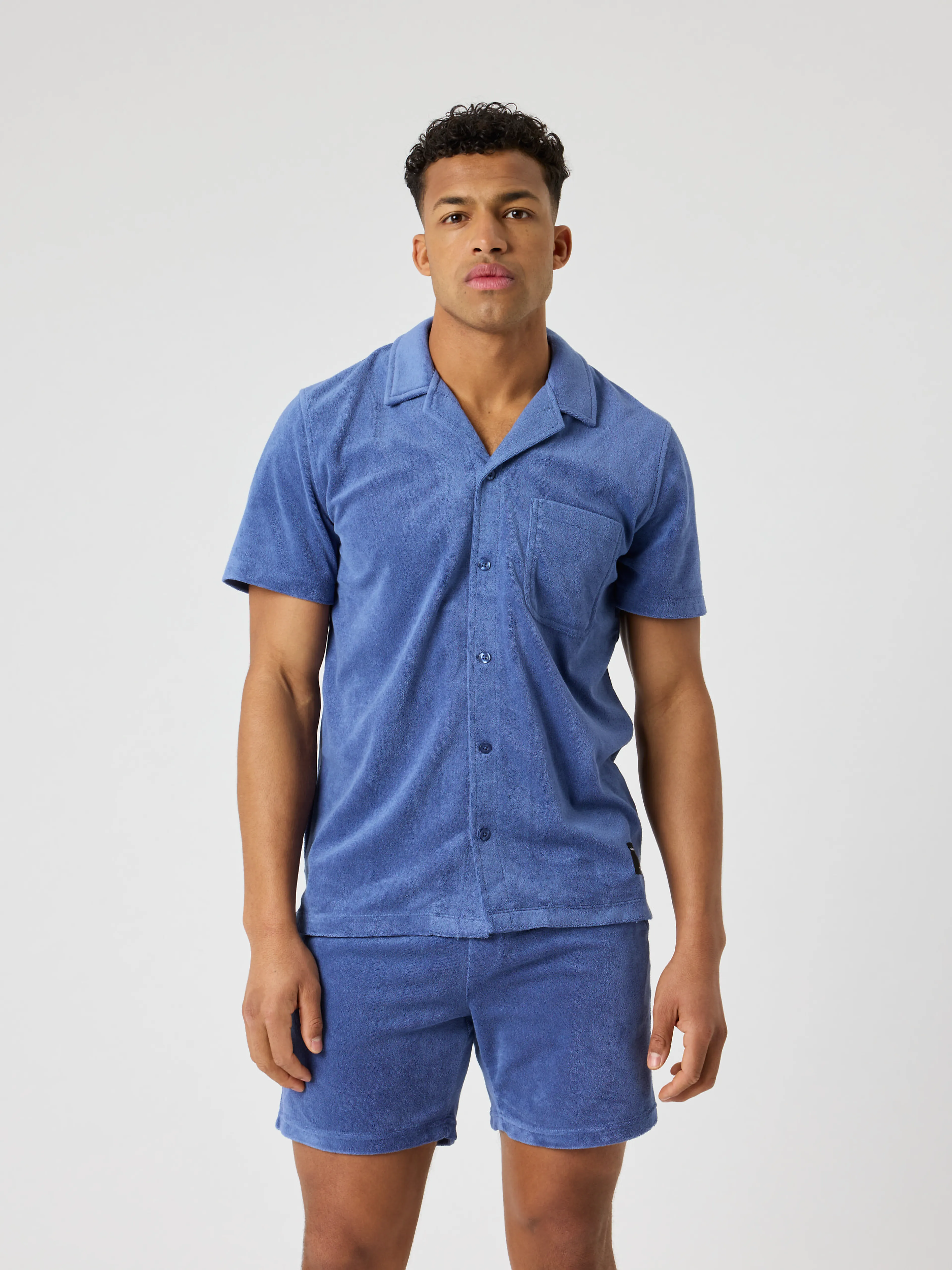 BORG TOWELING POOL SHIRT