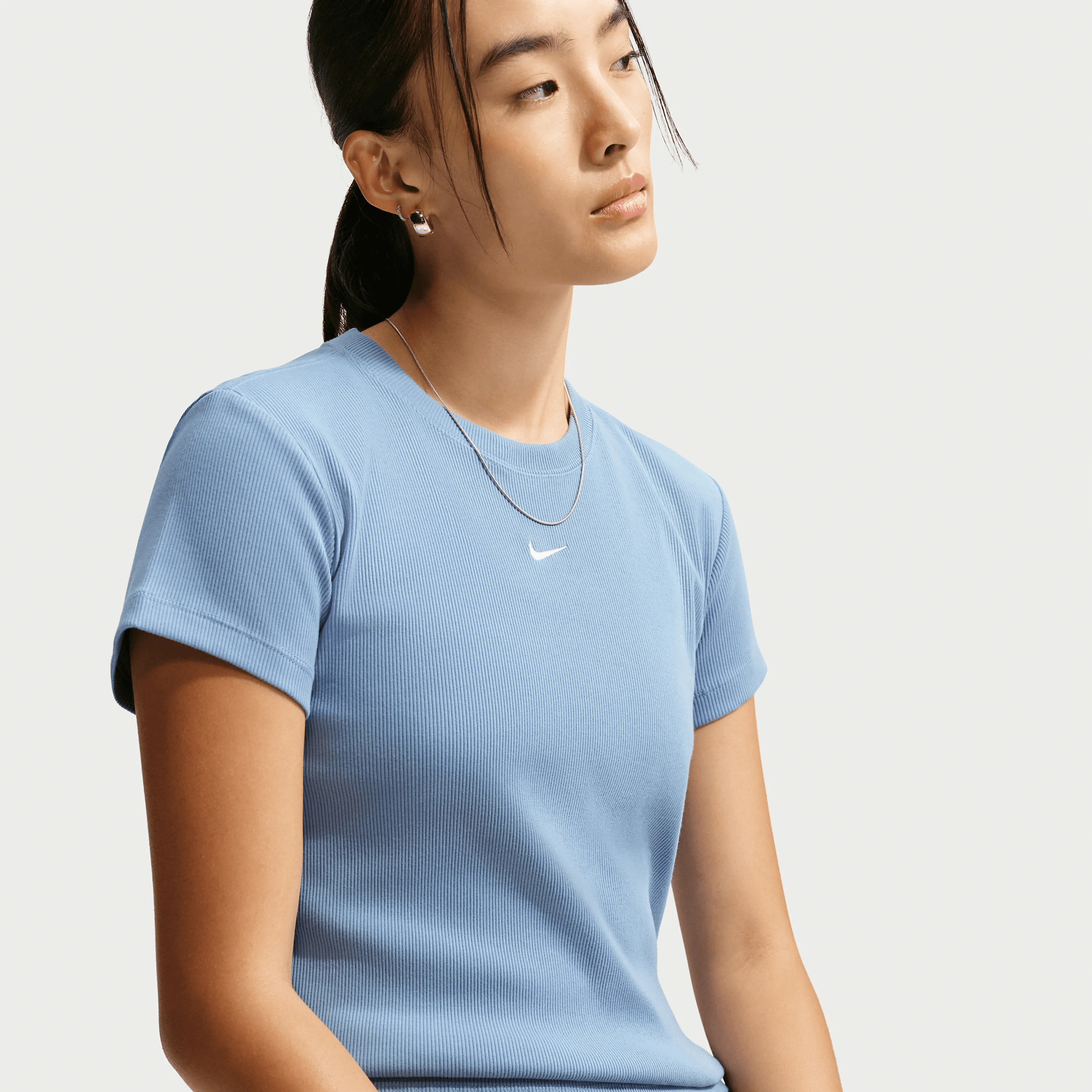 Sportswear Women's Tight Ribbed Short-Sleeve T-Shirt