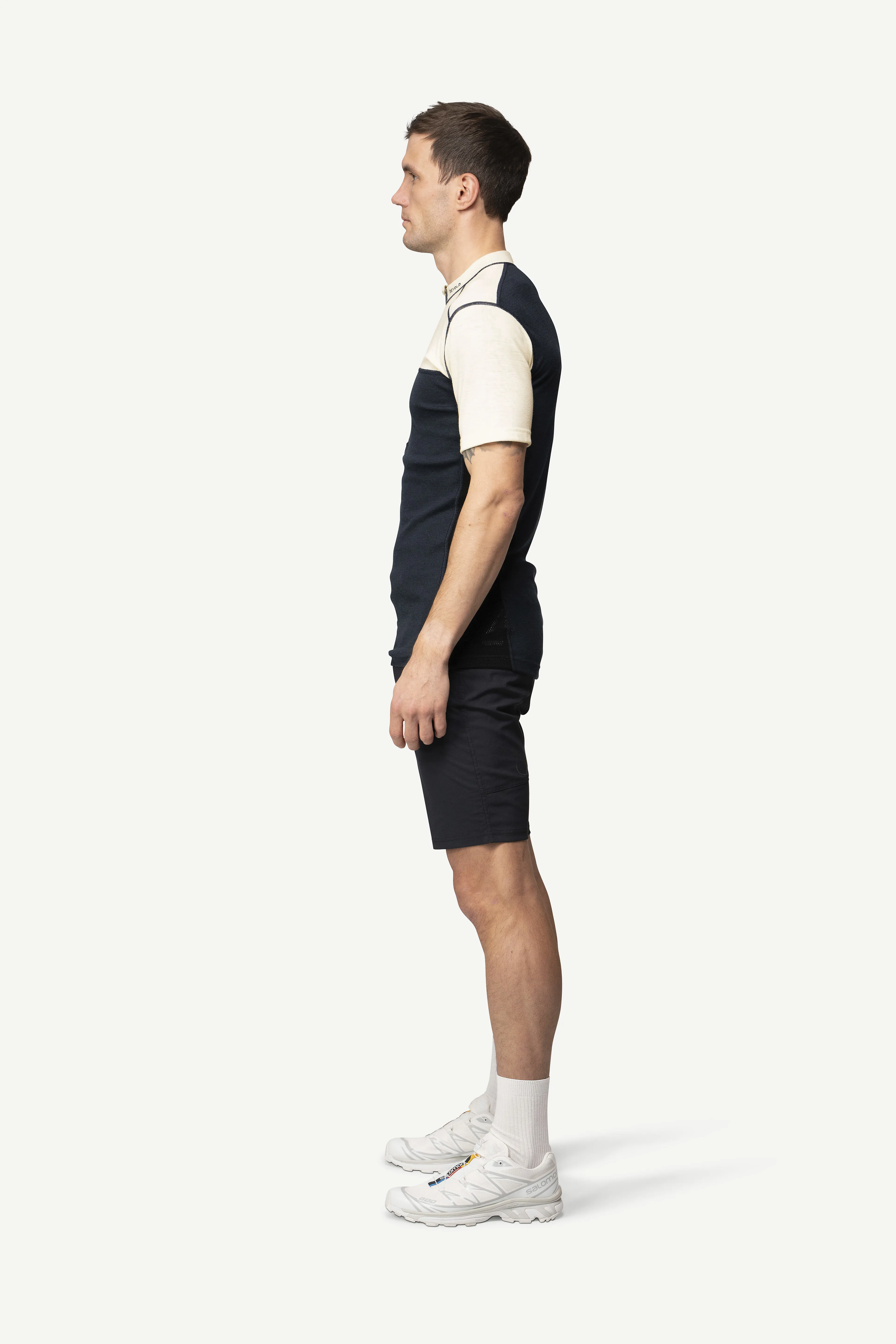 LAUPAREN MERINO 190 ZIP TEE MAN