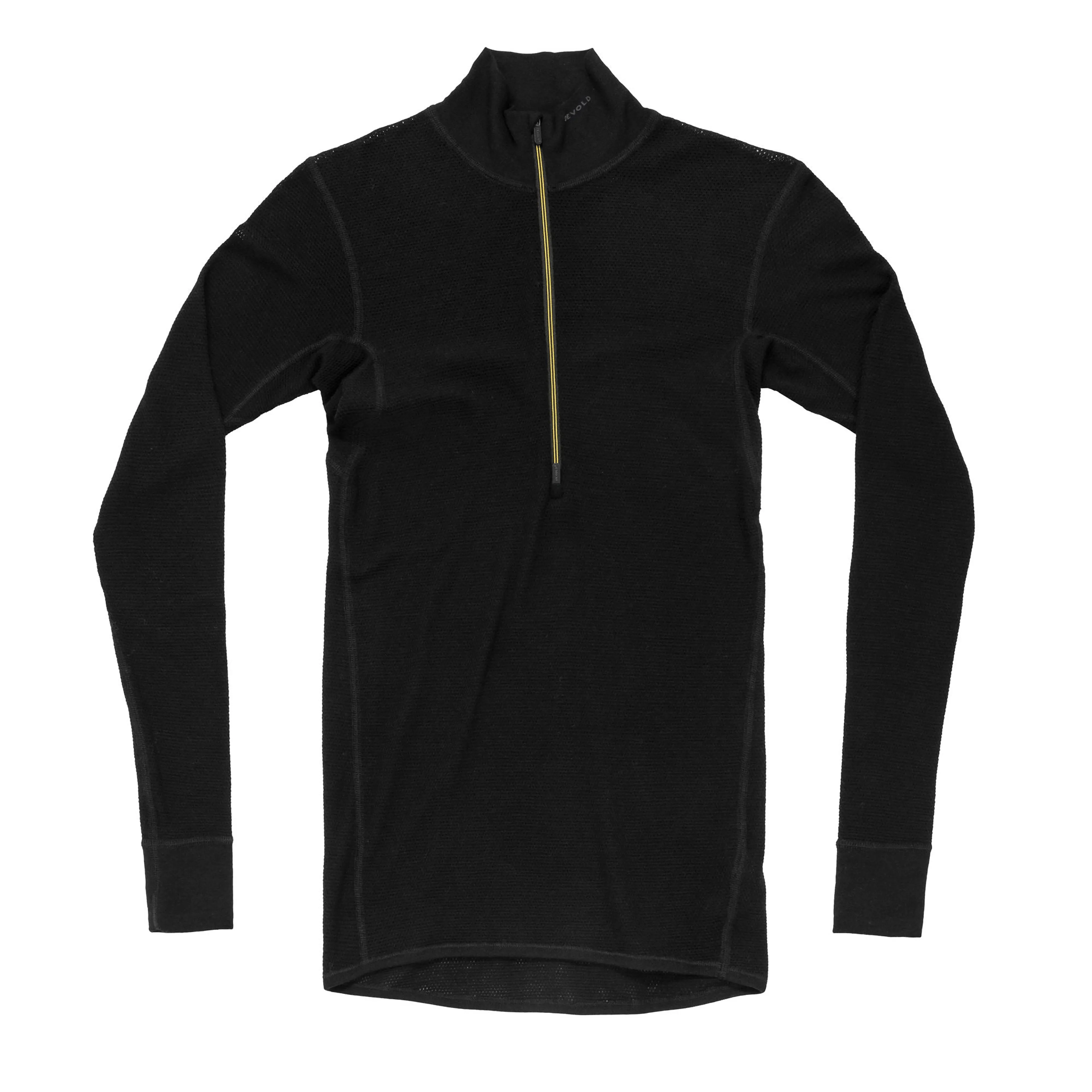 WOOL MESH 190 ZIP NECK MAN